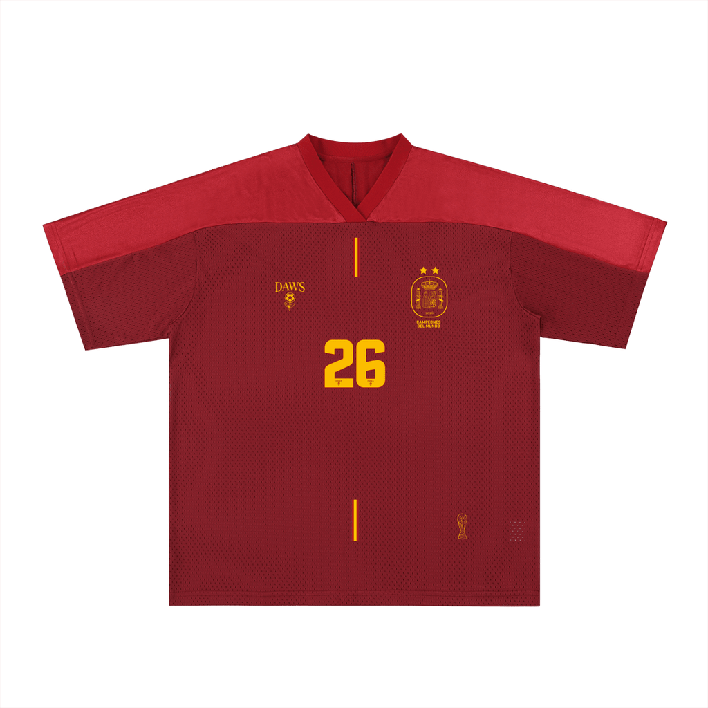 España 26 Rojo - Camisetas Futbol DAWS