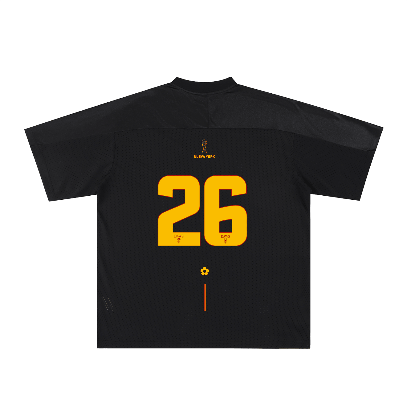 España 26 Negro - Camisetas Futbol DAWS