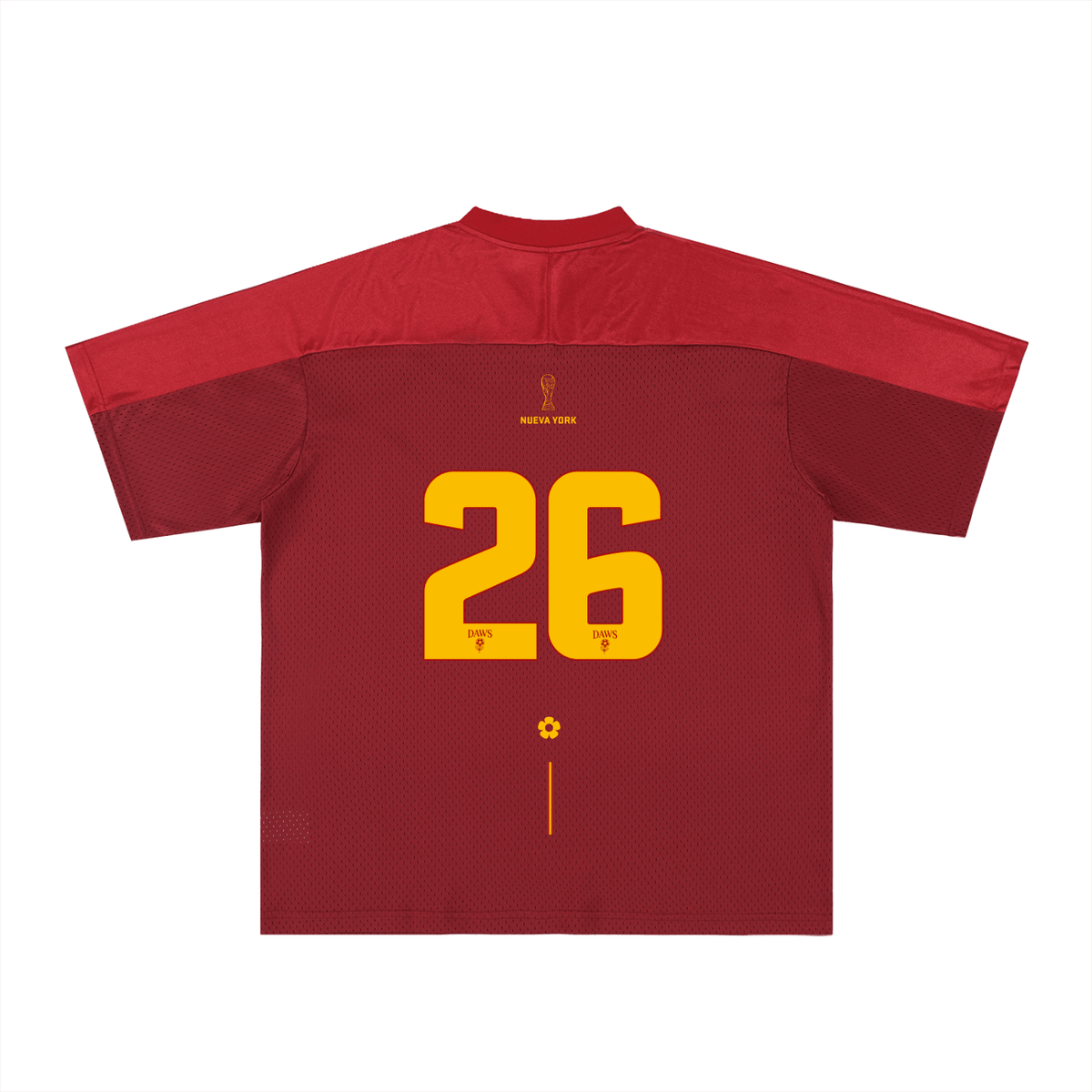 España Elegante 26 - Fútbol con Dos Estrellas Rojo - Camisetas Futbol DAWS