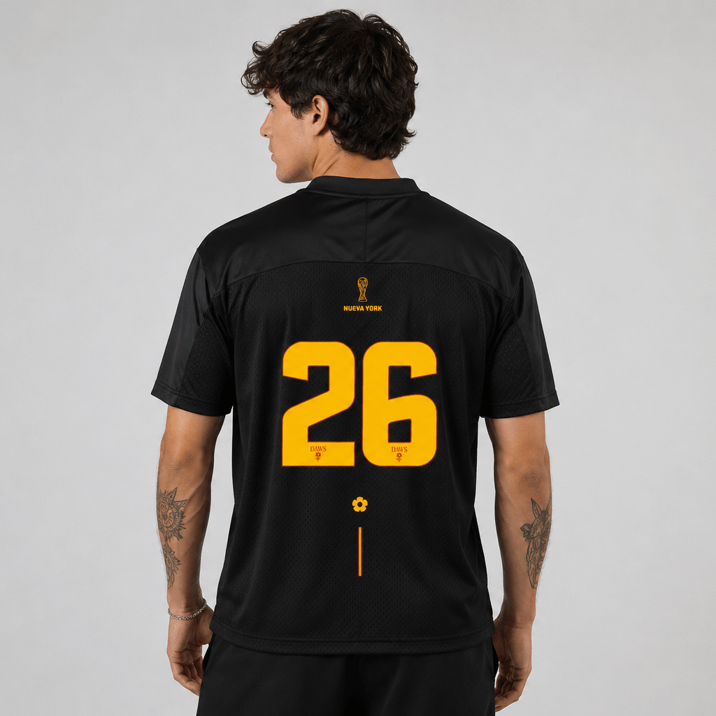 España Elegante 26 - Fútbol con Dos Estrellas Rojo - Camisetas Futbol DAWS