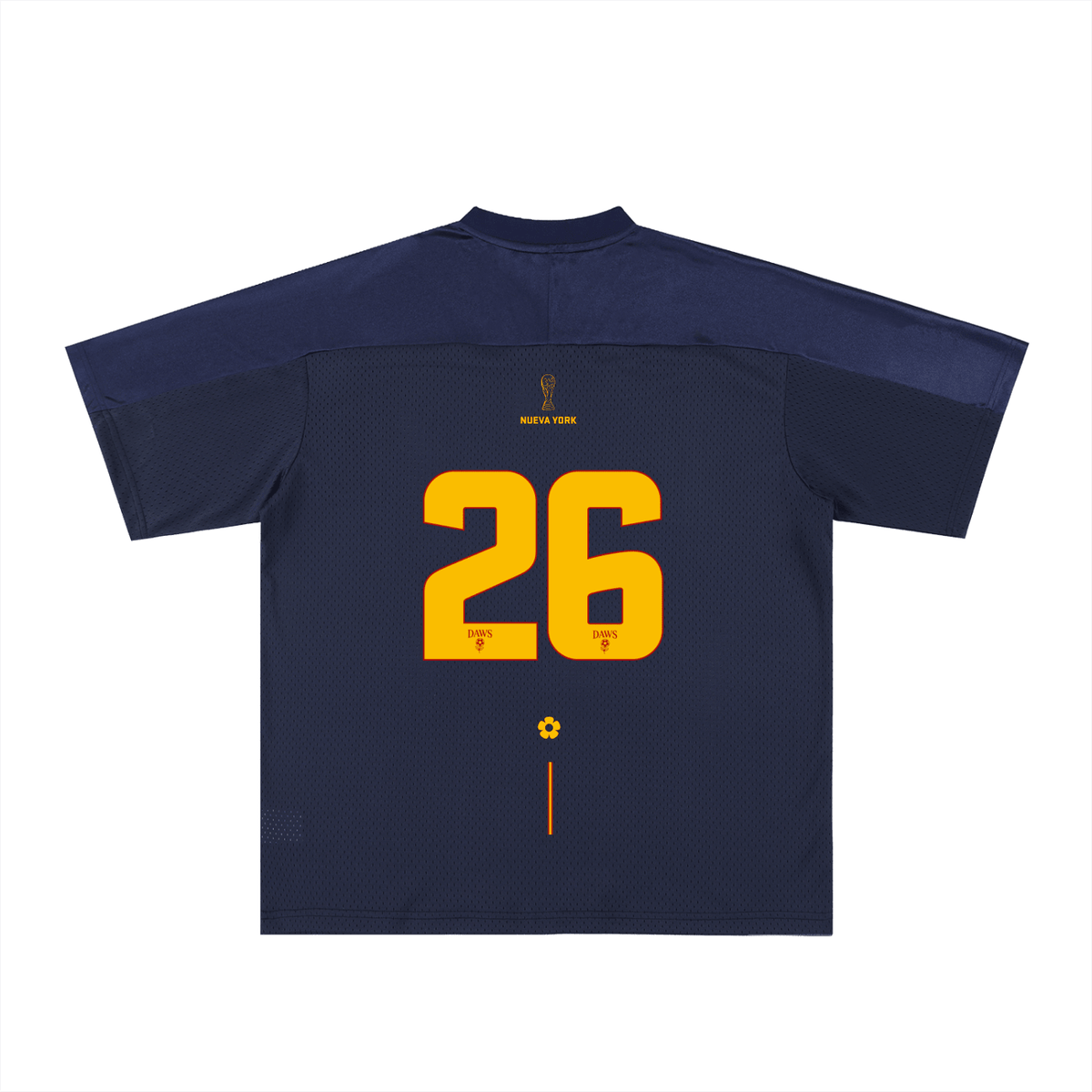 España Elegante 26 - Fútbol con Dos Estrellas Azul - Camisetas Futbol DAWS
