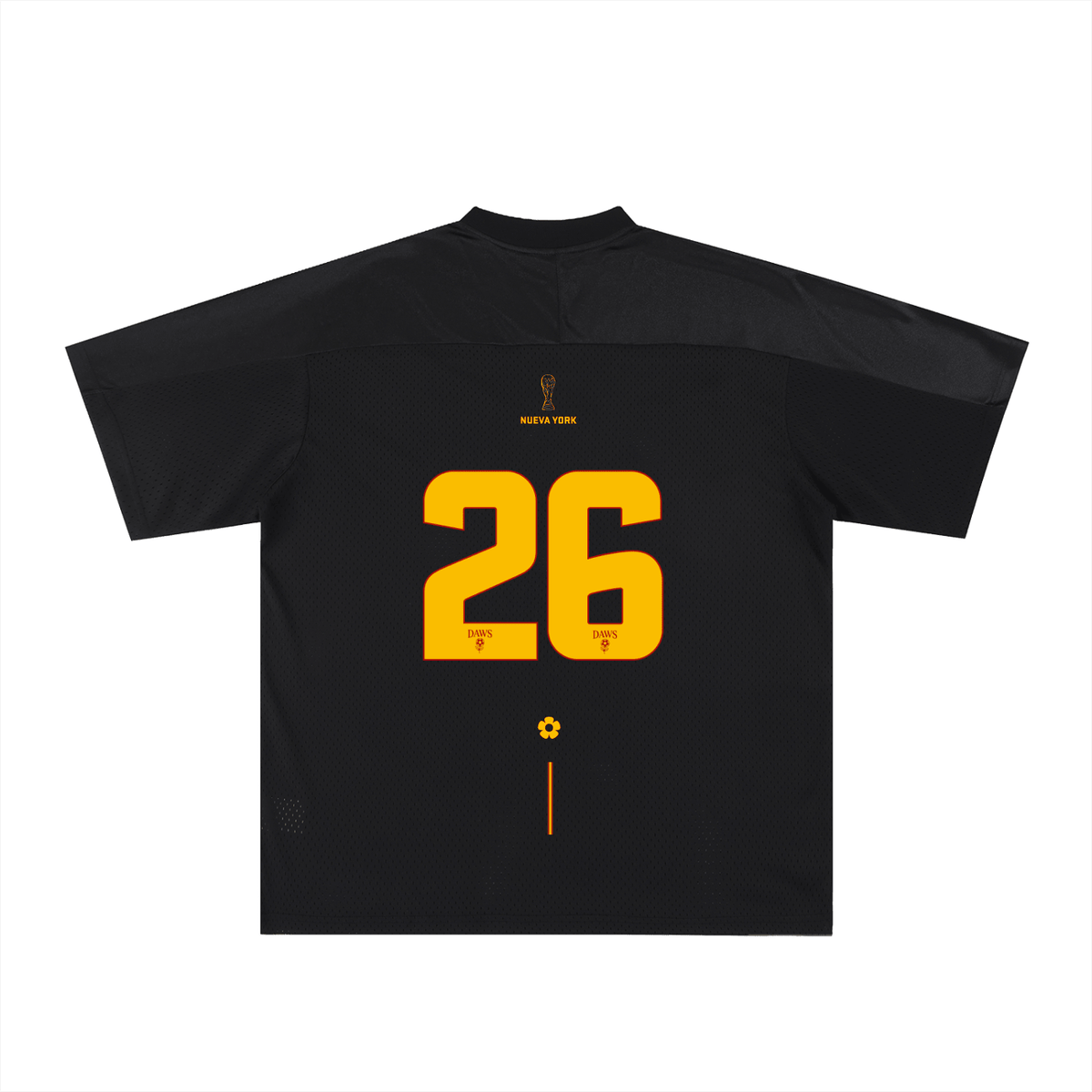 España Elegante 26 - Fútbol con Dos Estrellas Negro - Camisetas Futbol DAWS