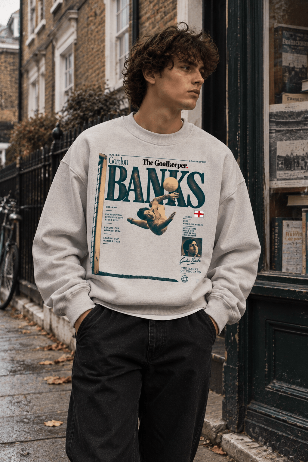 Gordon Banks Light Gray - sudadera DAWS