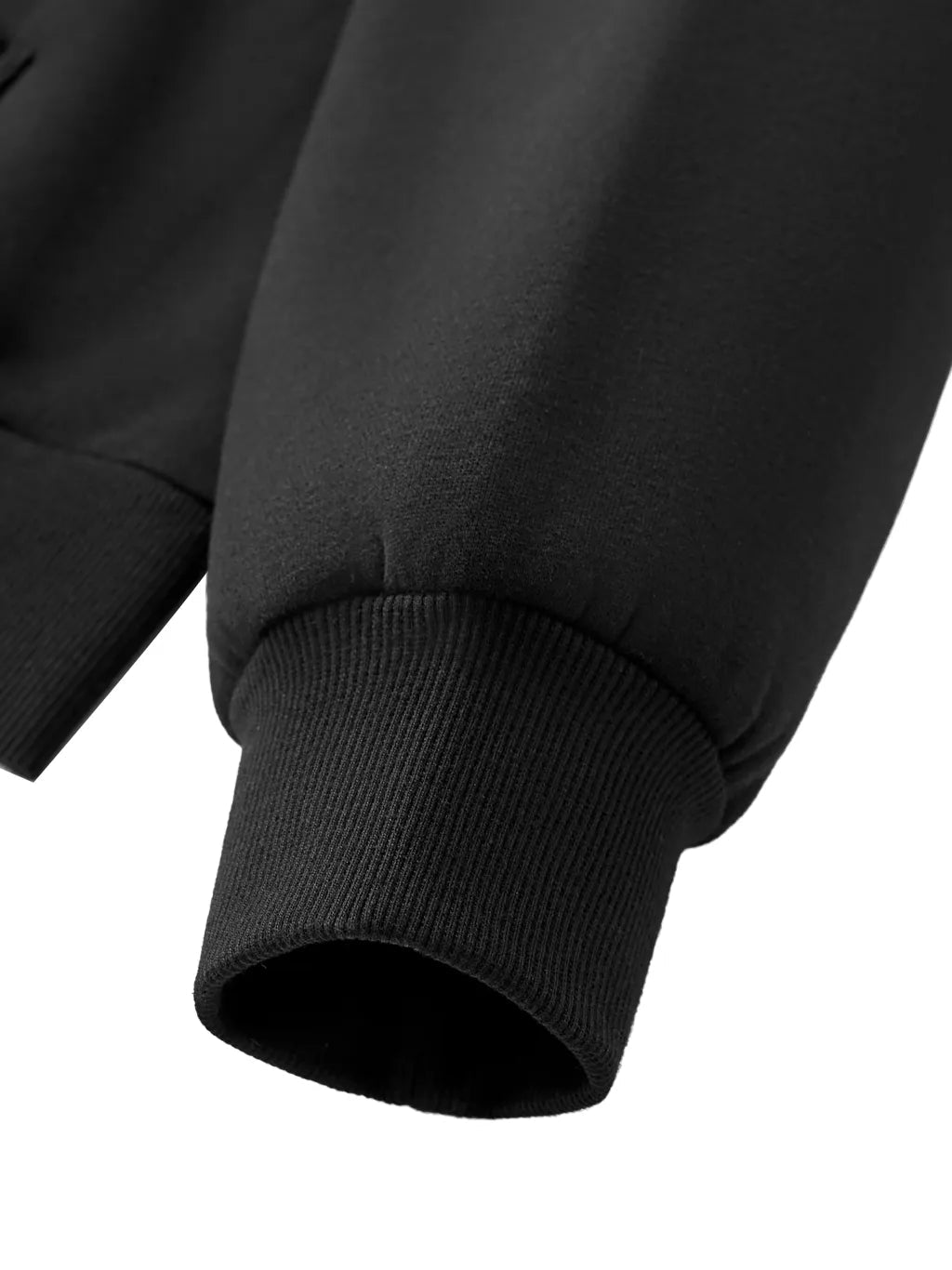 HALO VOID Full-Zip Boxy Hoodie Black - Sudadera DAWS