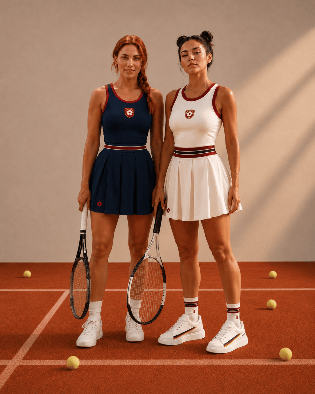 Heaton Tennis Dress Beige - Vestidos DAWS
