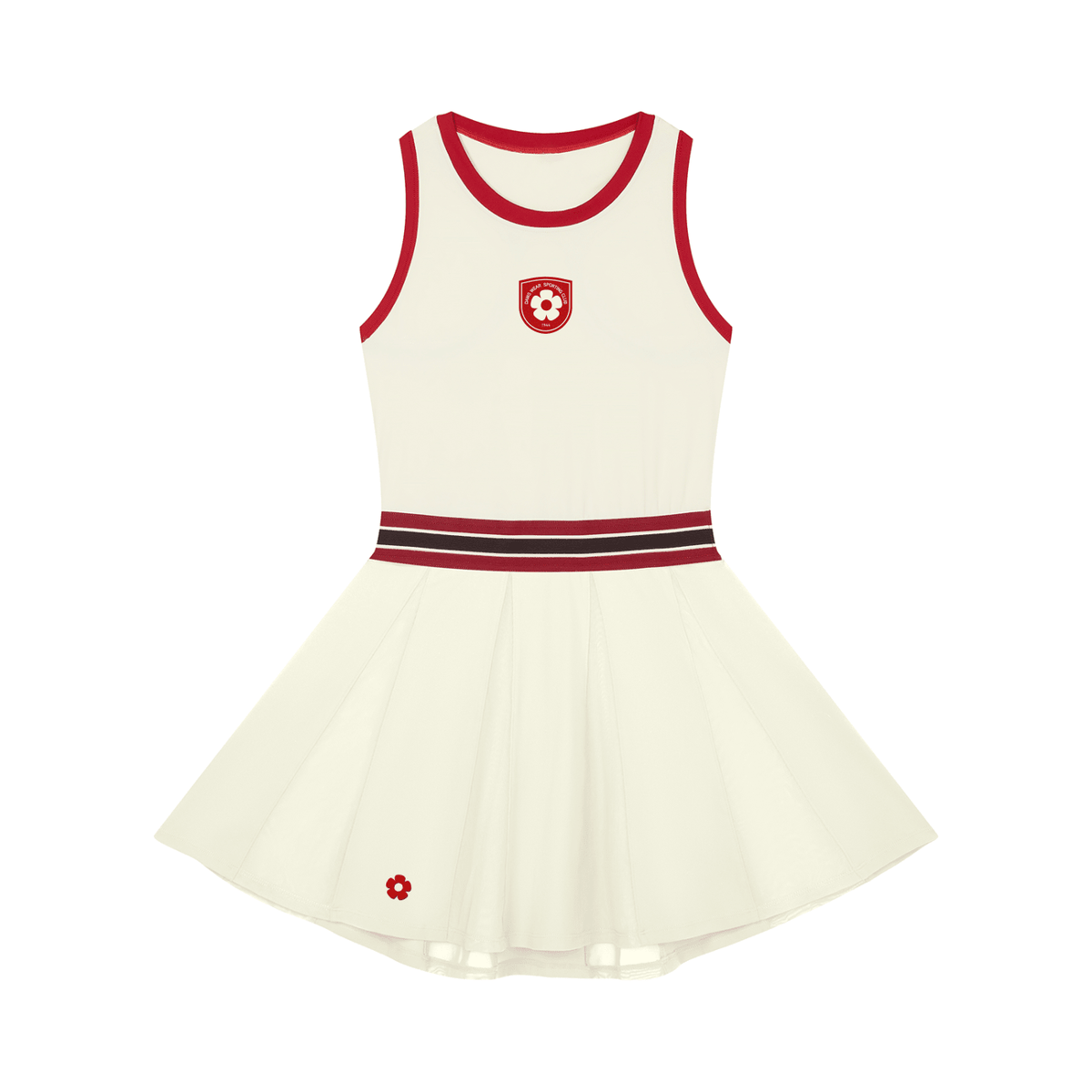 Heaton Tennis Dress Beige - Vestidos DAWS