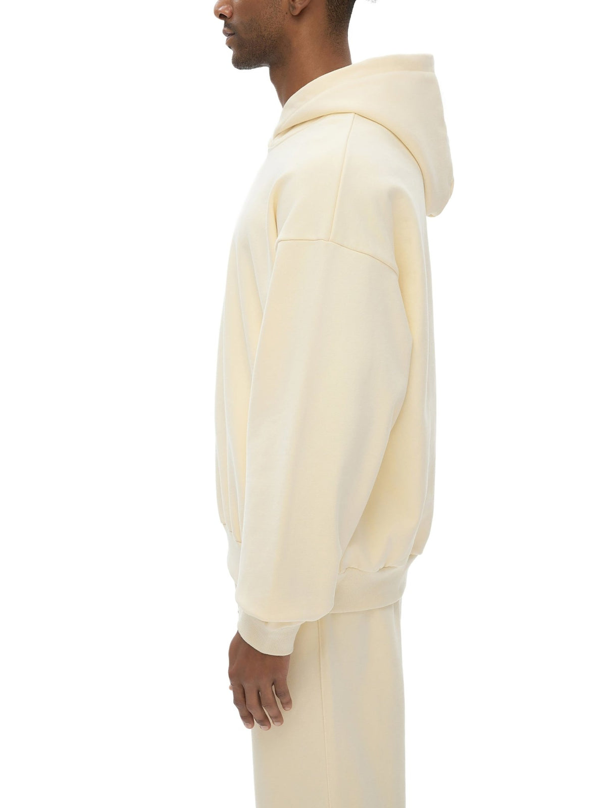 Heavyweight Hidden Pocket Fleece Hoodie Black Beauty - DAWS