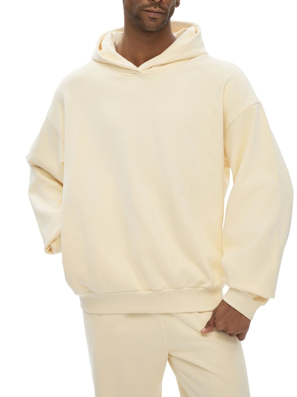 Heavyweight Hidden Pocket Fleece Hoodie Black Beauty - DAWS