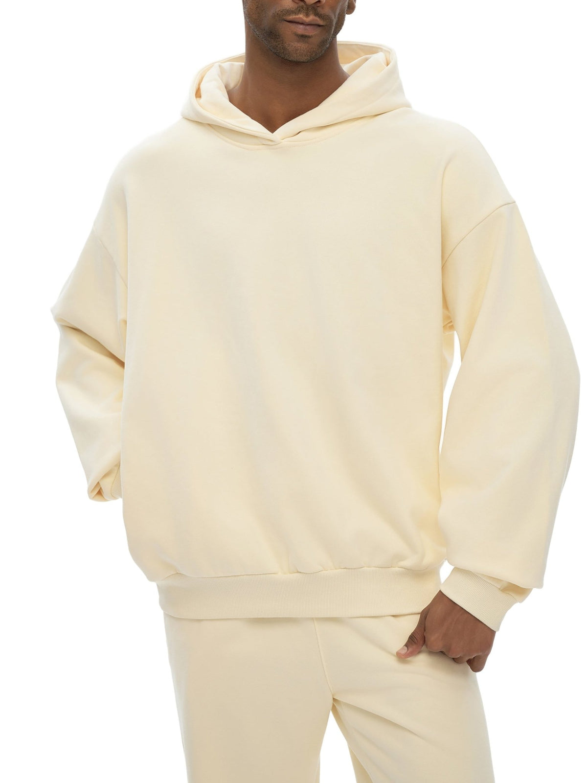 Heavyweight Hidden Pocket Fleece Hoodie Black Beauty - DAWS