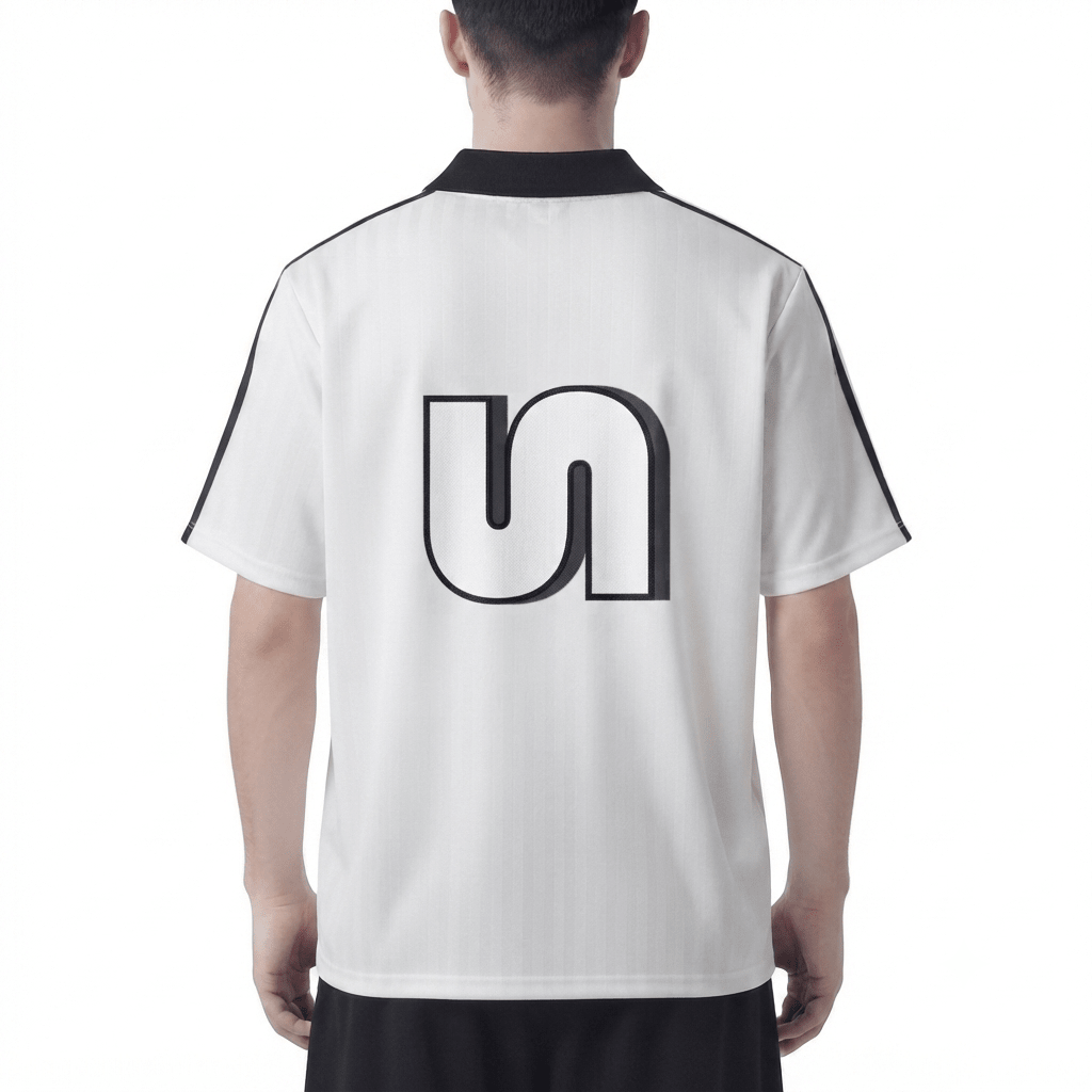 Icon White Blanco y negro - Camisetas Futbol DAWS