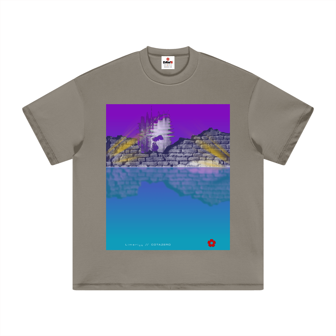 Kin // Limerick Nox Gris Camel - Camiseta DAWS