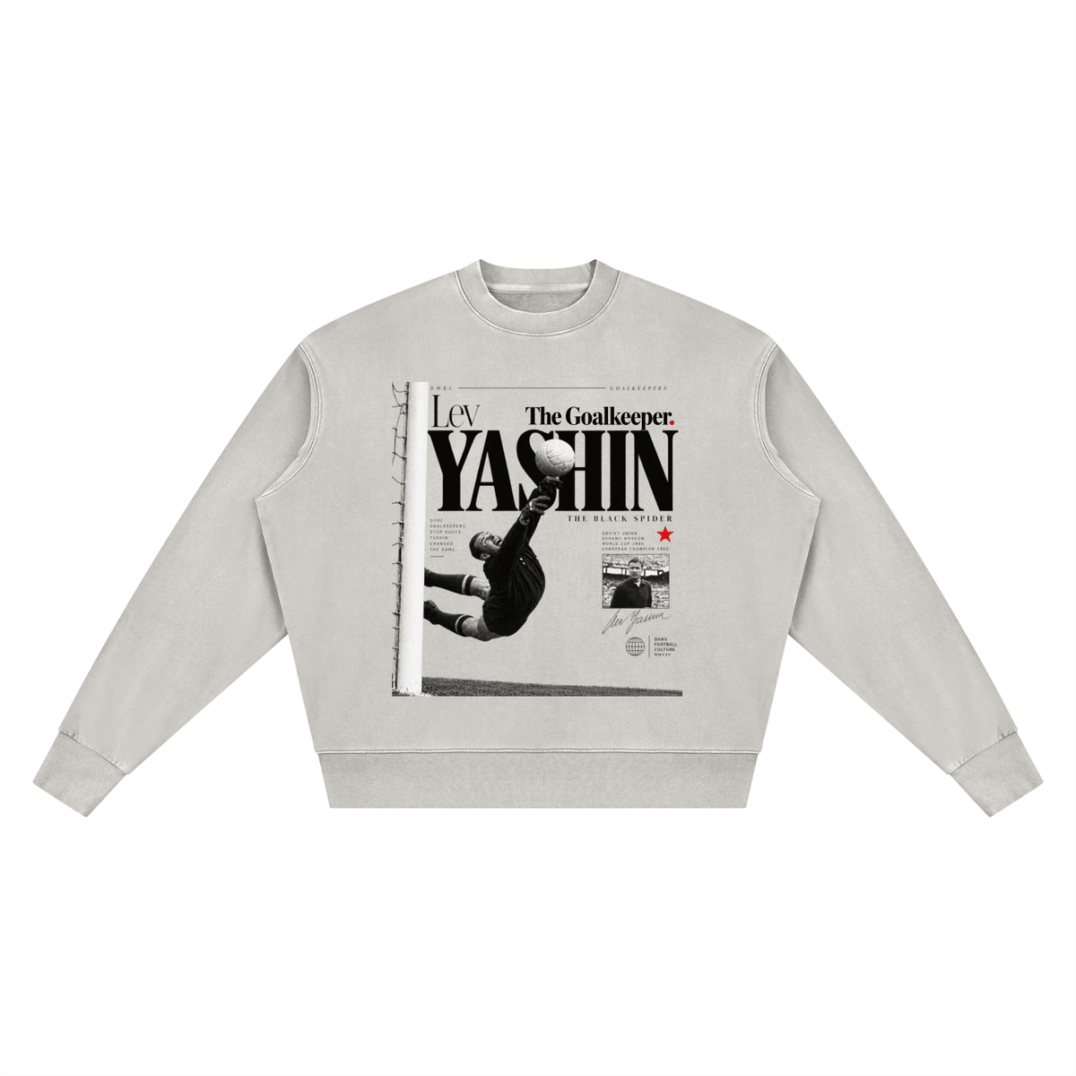 Lev Yashin Light Gray - sudadera DAWS