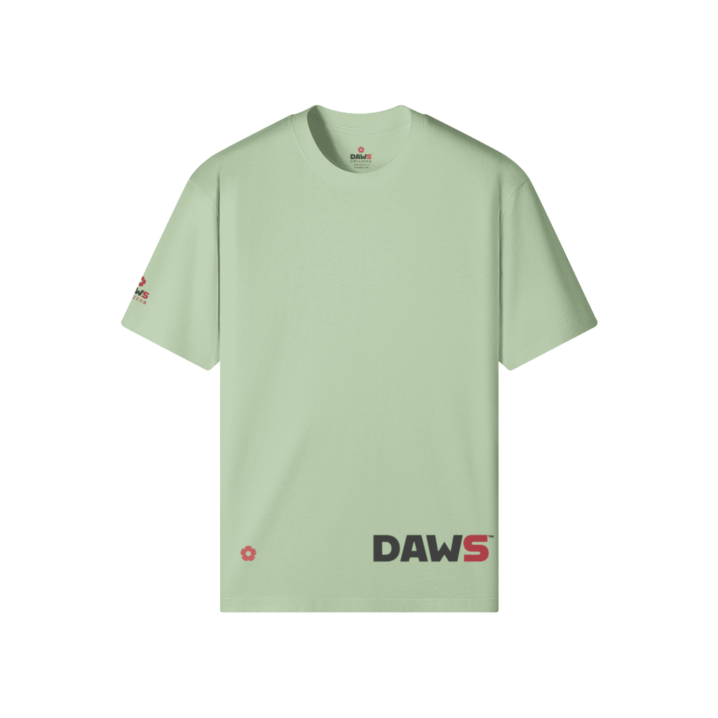Mango Flower Classic Fit Menta suave - Camisetas DAWS