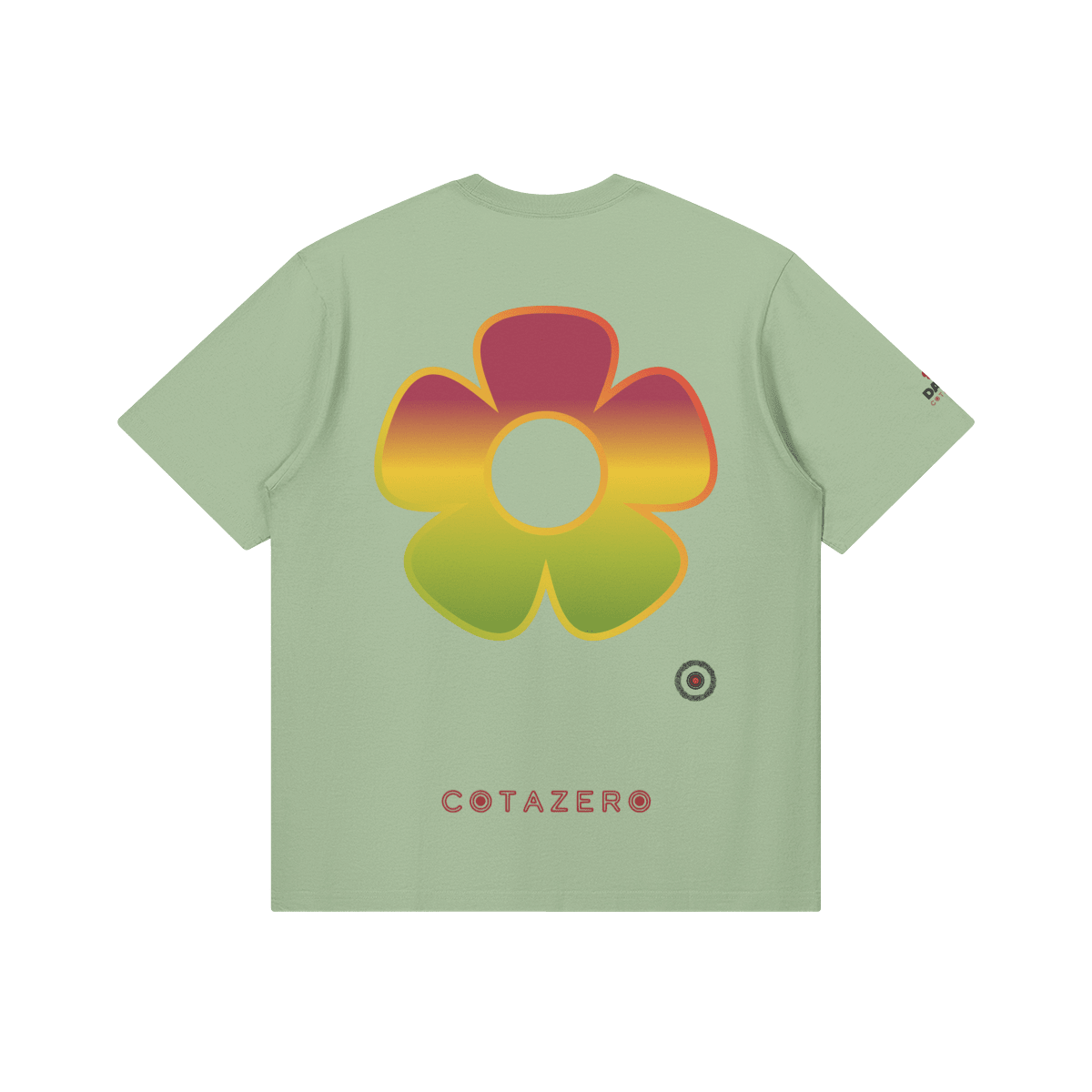 Mango Flower Classic Fit Menta suave - Camisetas DAWS