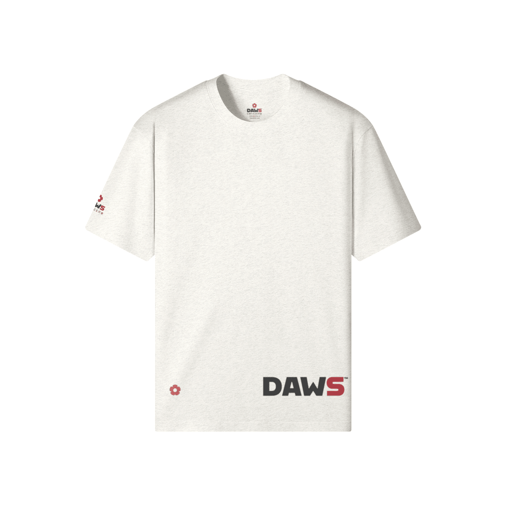 Mango Flower Classic Fit Blanco - Camisetas DAWS