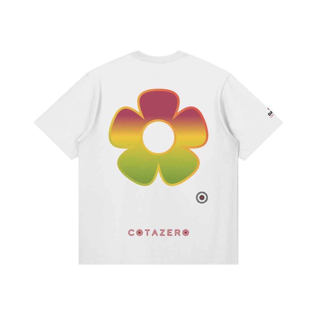 Mango Flower Classic Fit Blanco - Camisetas DAWS