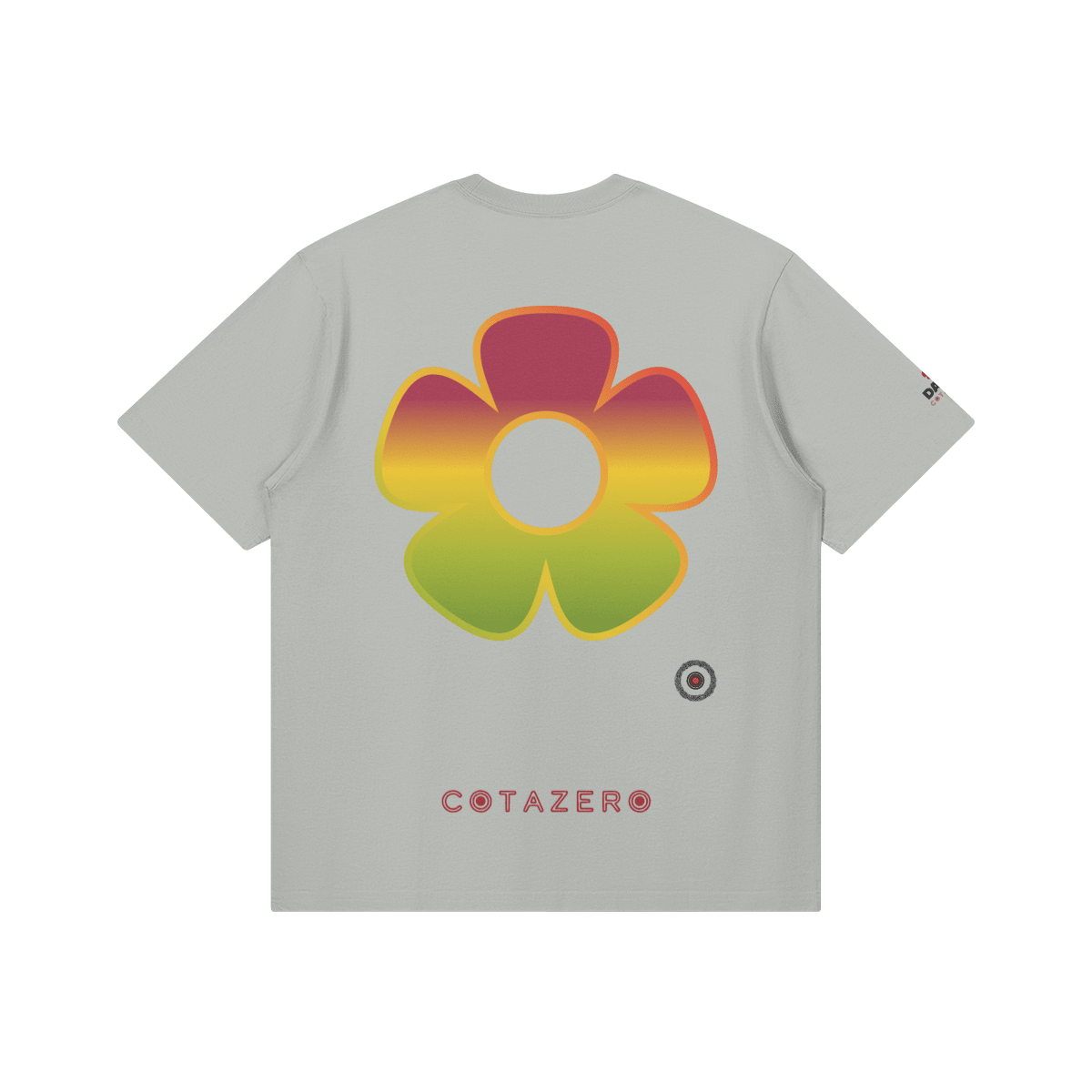 Mango Flower Classic Fit Gris claro - Camisetas DAWS
