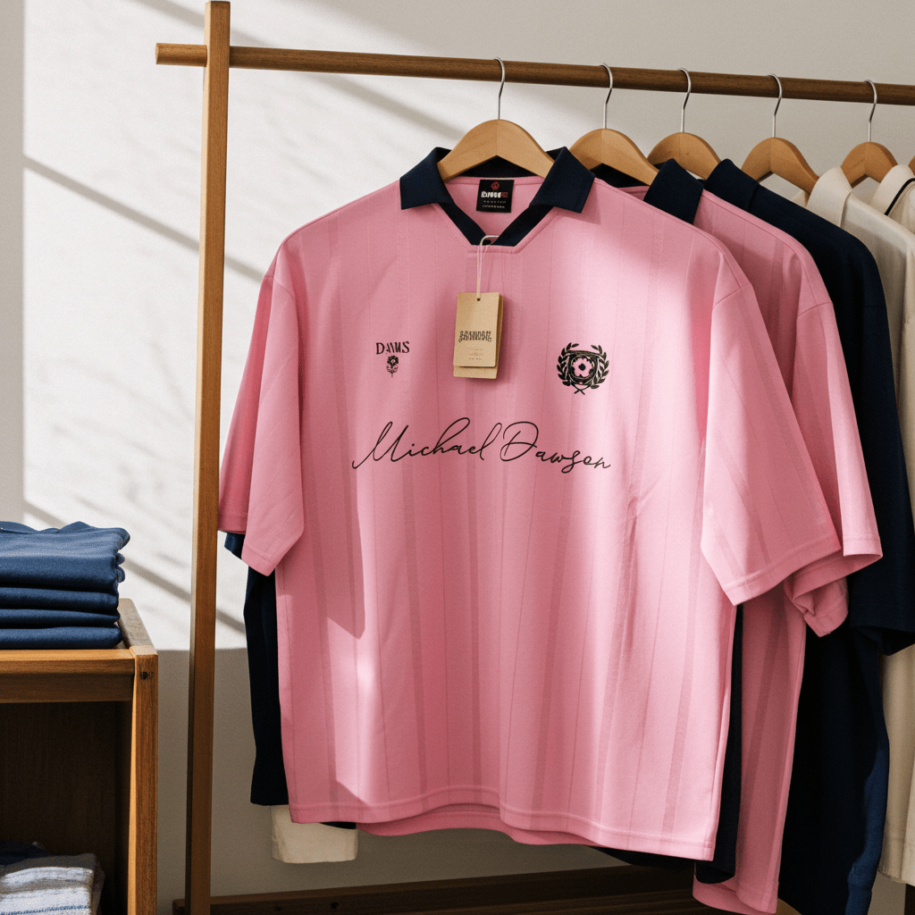 Michael Dawson Away ✅ Rosa - Camisetas Futbol DAWS