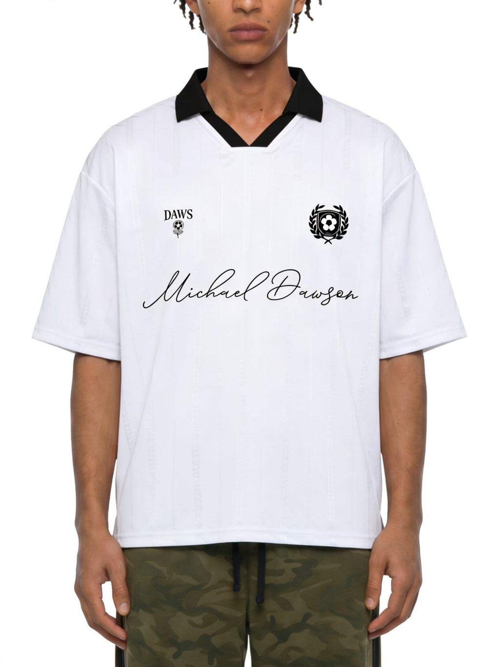 Michael Dawson Third ✅ Blanco - Camisetas Futbol DAWS