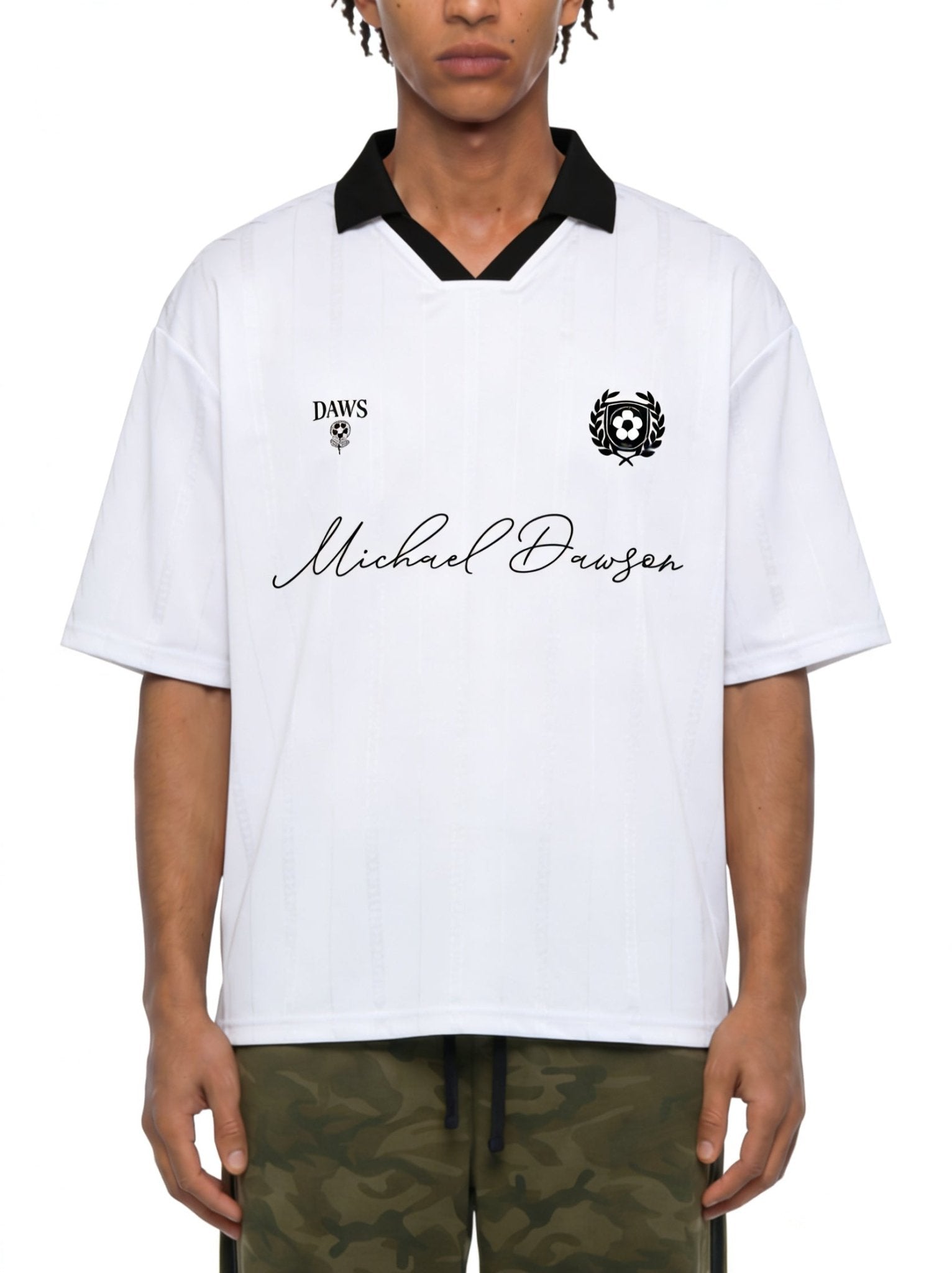 Michael Dawson Third ✅ Blanco - Camisetas Futbol DAWS