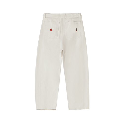 Pantalón chino Barrel Color beige crema DAWS Select mujer Beige - Pantalones DAWS