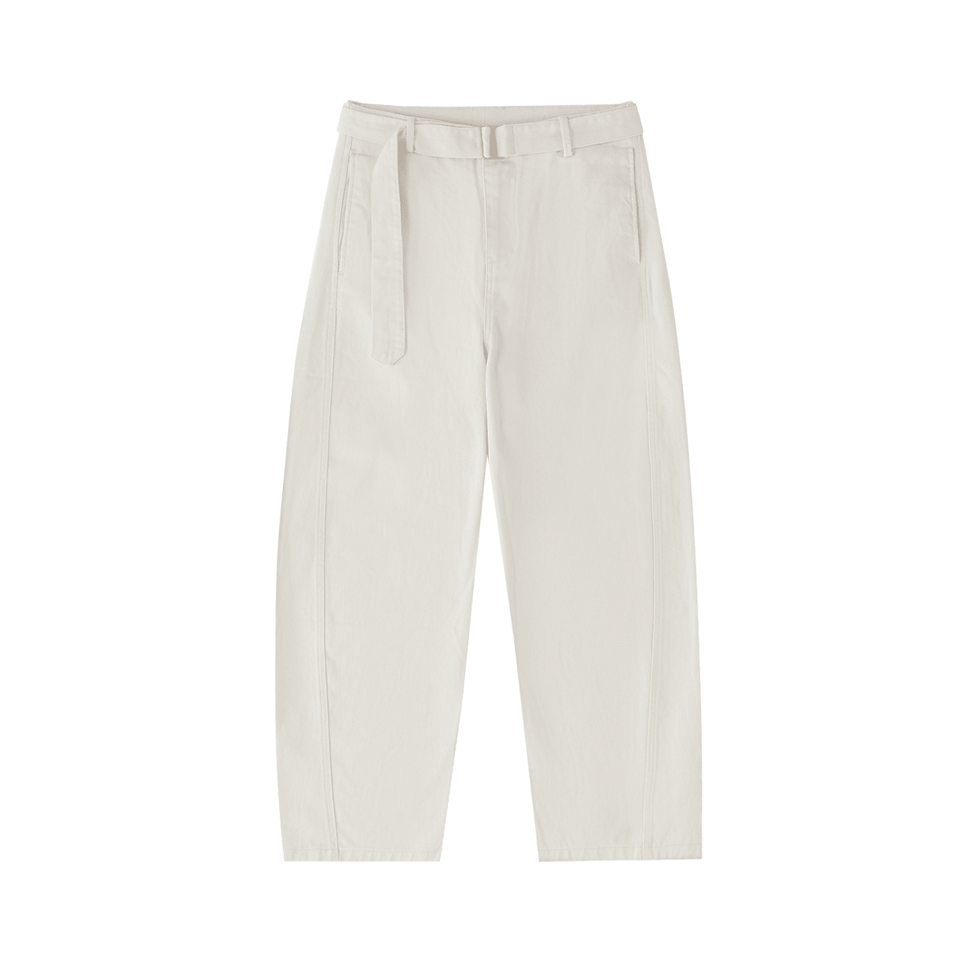 Pantalón chino Barrel Color beige crema DAWS Select mujer Beige - Pantalones DAWS