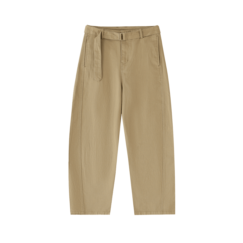 Pantalón chino Barrel Color khaki DAWS Select mujer Khaki - DAWS