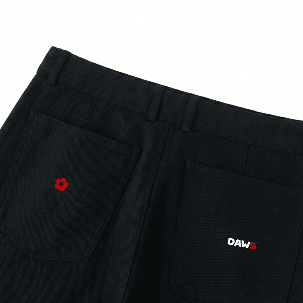 Pantalón chino Barrel Color negro DAWS Select mujer Negro/Black - Pantalones DAWS