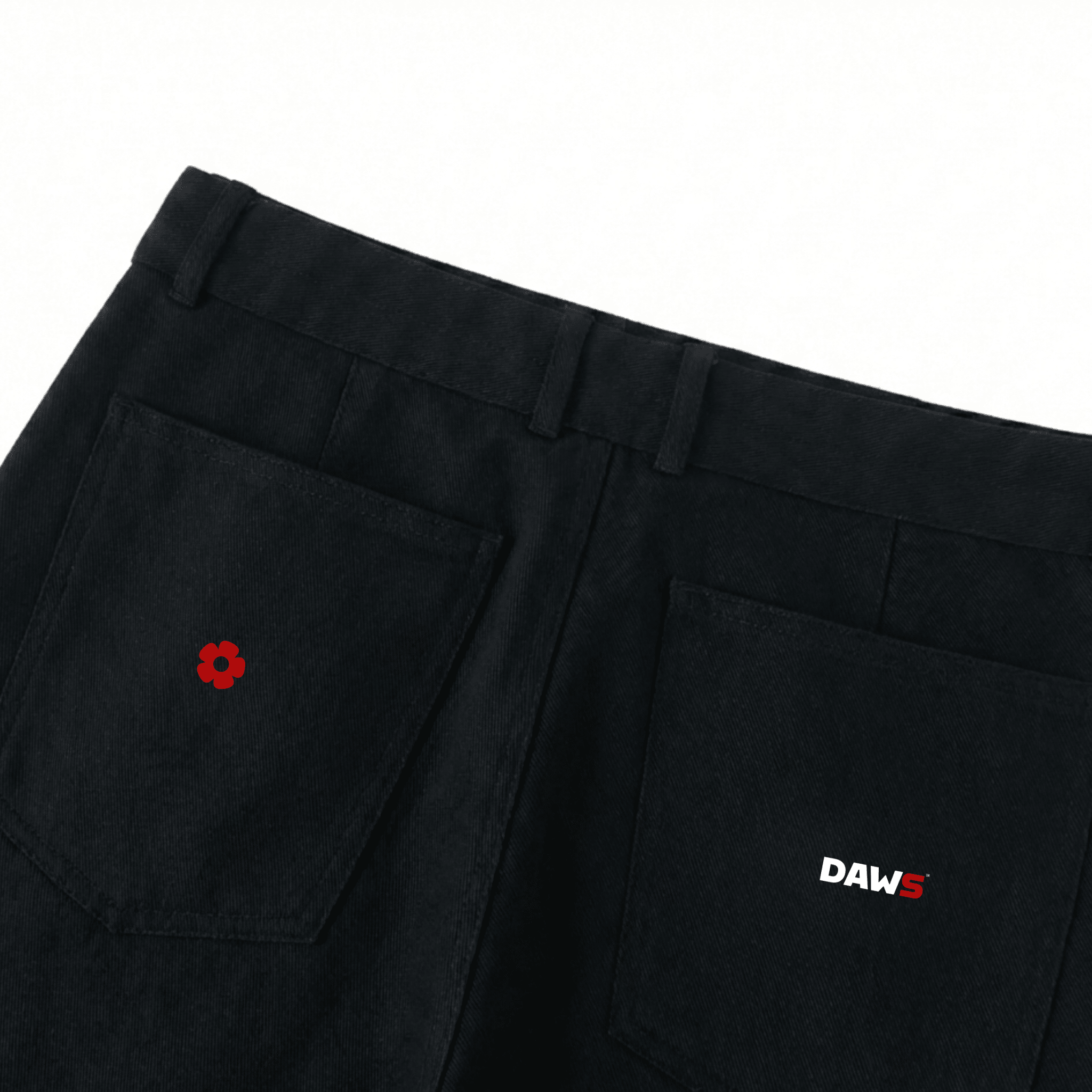 Pantalón chino Barrel Color negro DAWS Select mujer color - Streetwear DAWS