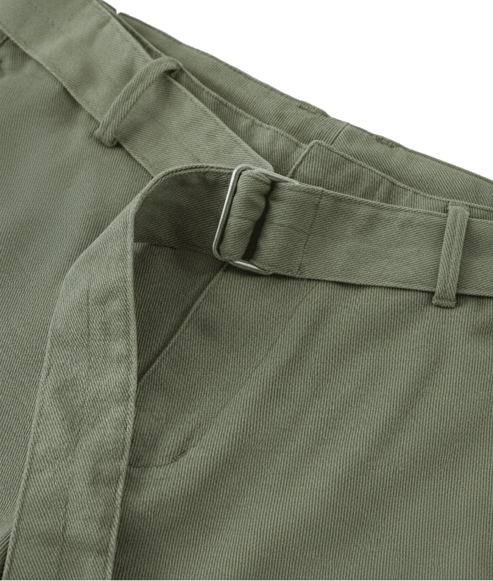 Pantalón chino Barrel Color verde DAWS Select mujer color - Streetwear DAWS