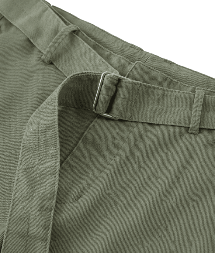 Pantalón chino Barrel Color verde DAWS Select mujer Verde hierba - Pantalones DAWS