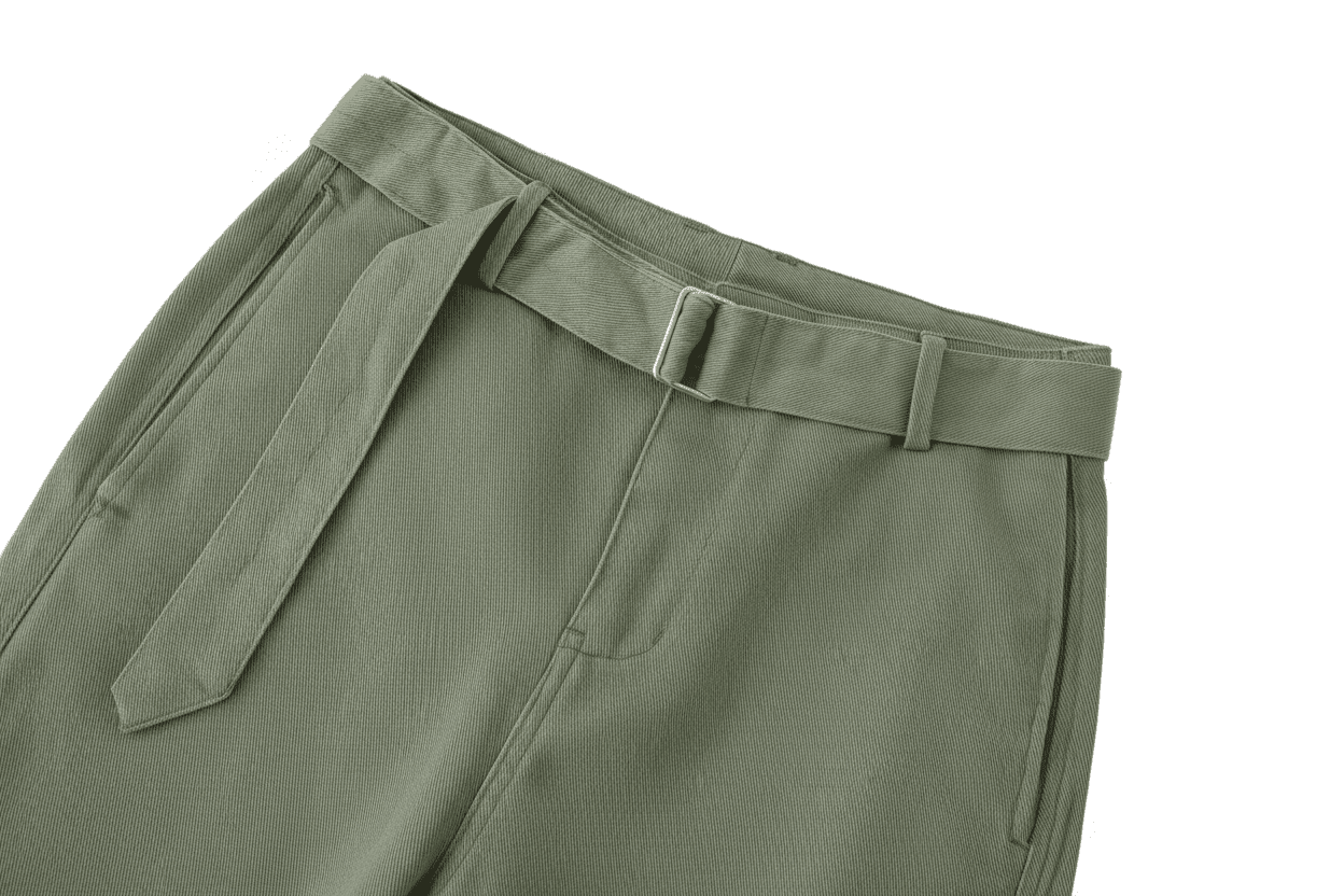 Pantalón chino Barrel Color verde DAWS Select mujer Verde hierba - Pantalones DAWS