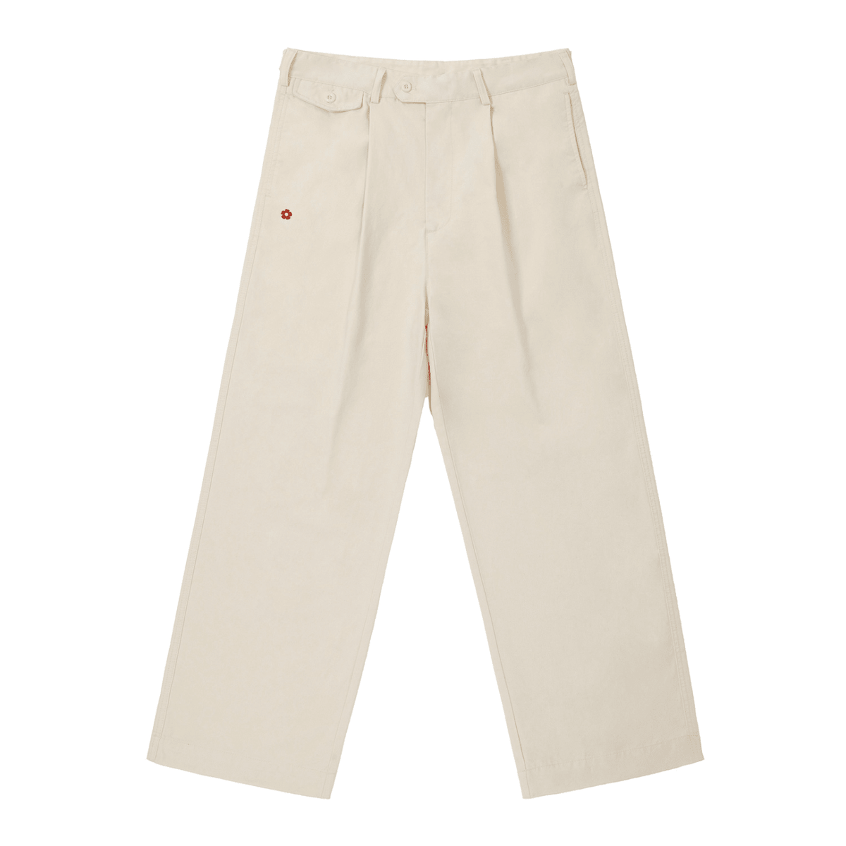 Pantalones de cintura recta ajustables Black - Pantalones DAWS