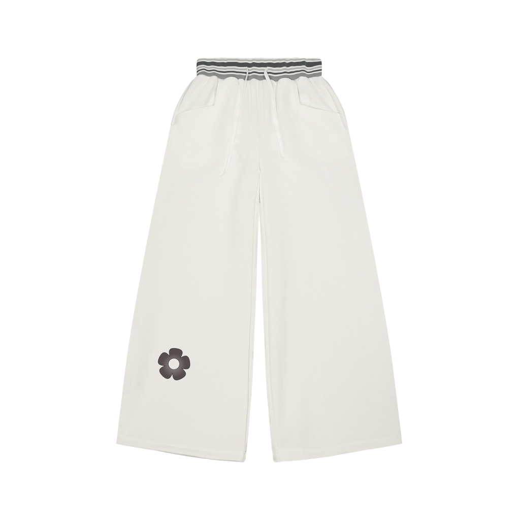 Pantalones de pierna ancha con cintura a rayas DAWS Select unisex color - Streetwear DAWS