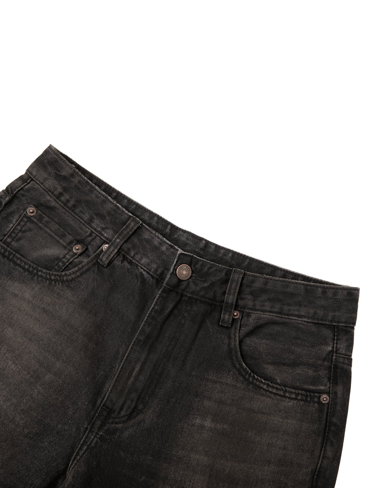 Pantalones Vaqueros Heavyweight Lavado Vintage hombre Negro - Pantalones DAWS