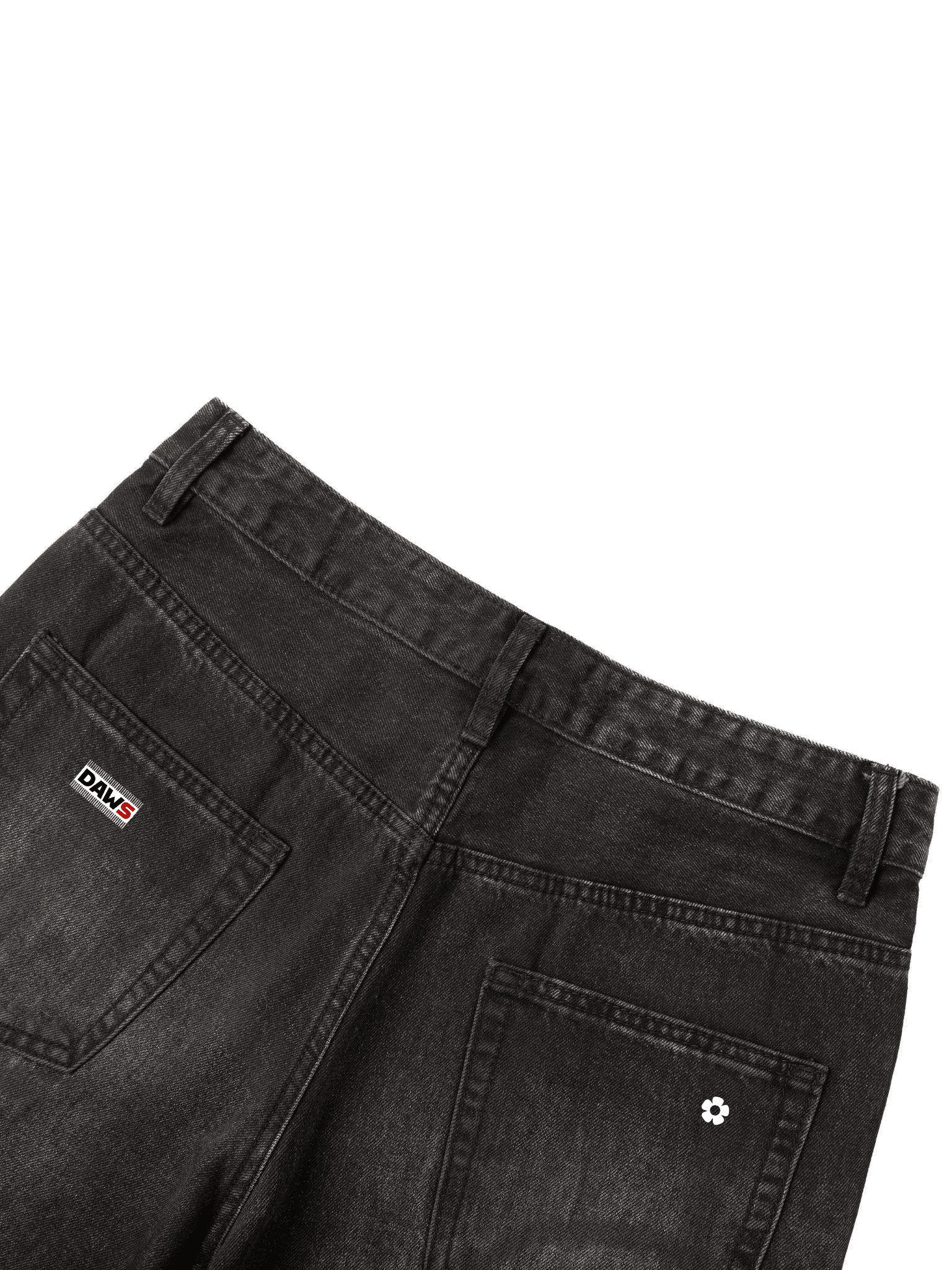Pantalones Vaqueros Heavyweight Lavado Vintage hombre Negro - Pantalones DAWS