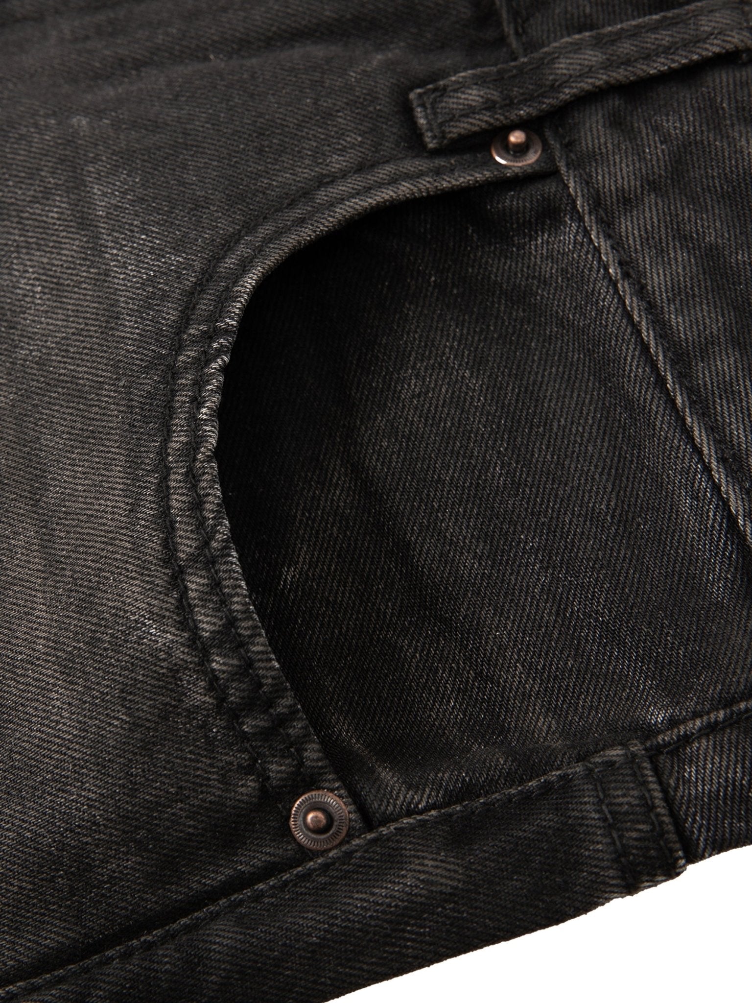 Pantalones Vaqueros Heavyweight Lavado Vintage hombre Negro - Pantalones DAWS