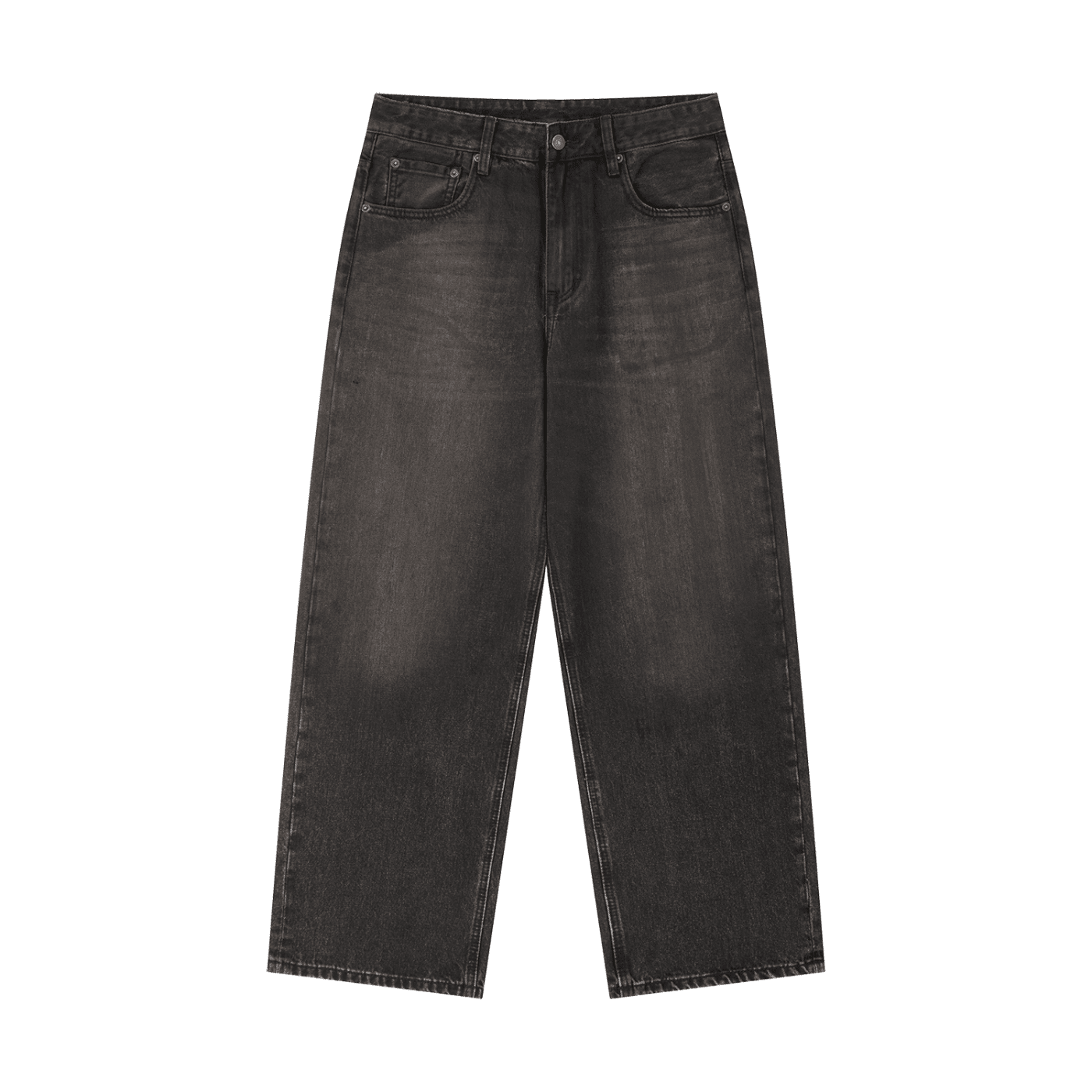 Pantalones Vaqueros Heavyweight Lavado Vintage hombre Negro - Pantalones DAWS