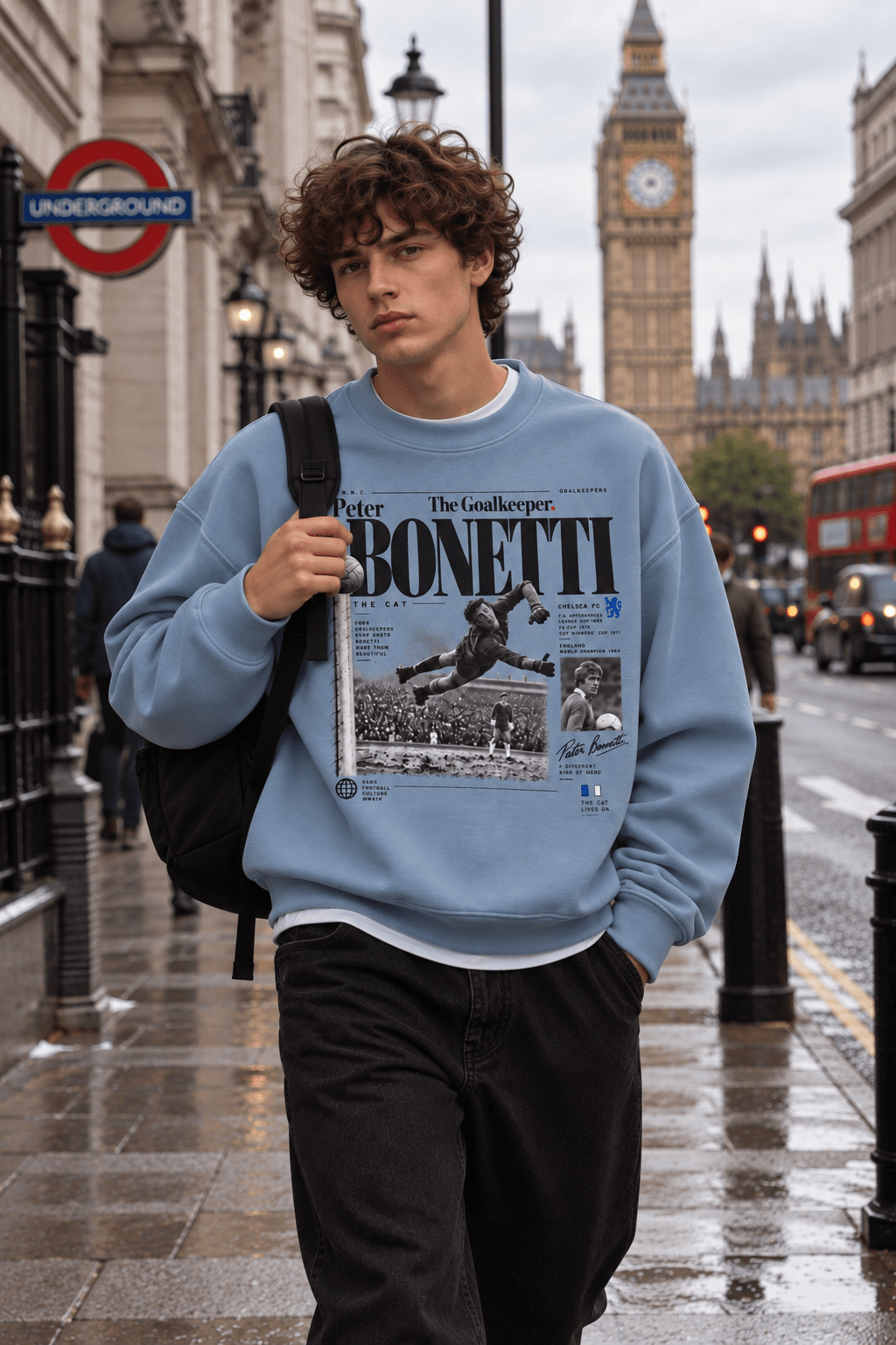 Peter Bonetti Jeans Blue - sudadera DAWS