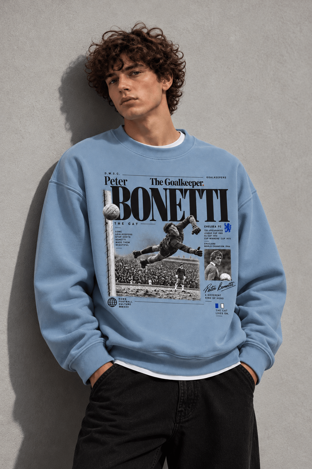Peter Bonetti Jeans Blue - sudadera DAWS