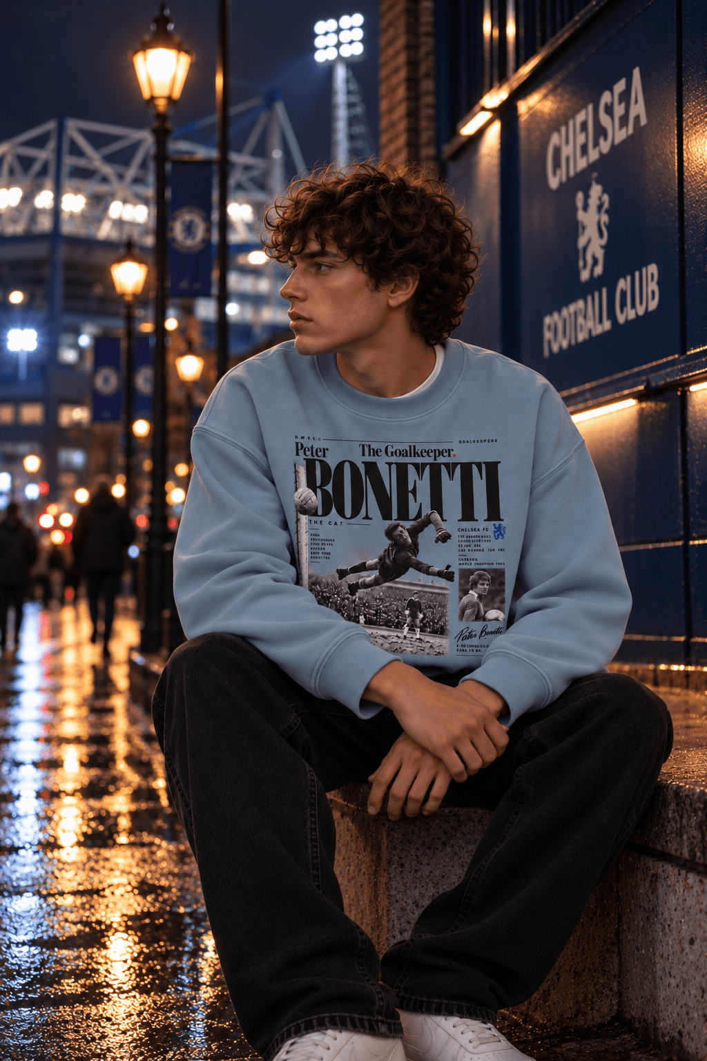 Peter Bonetti Jeans Blue - sudadera DAWS