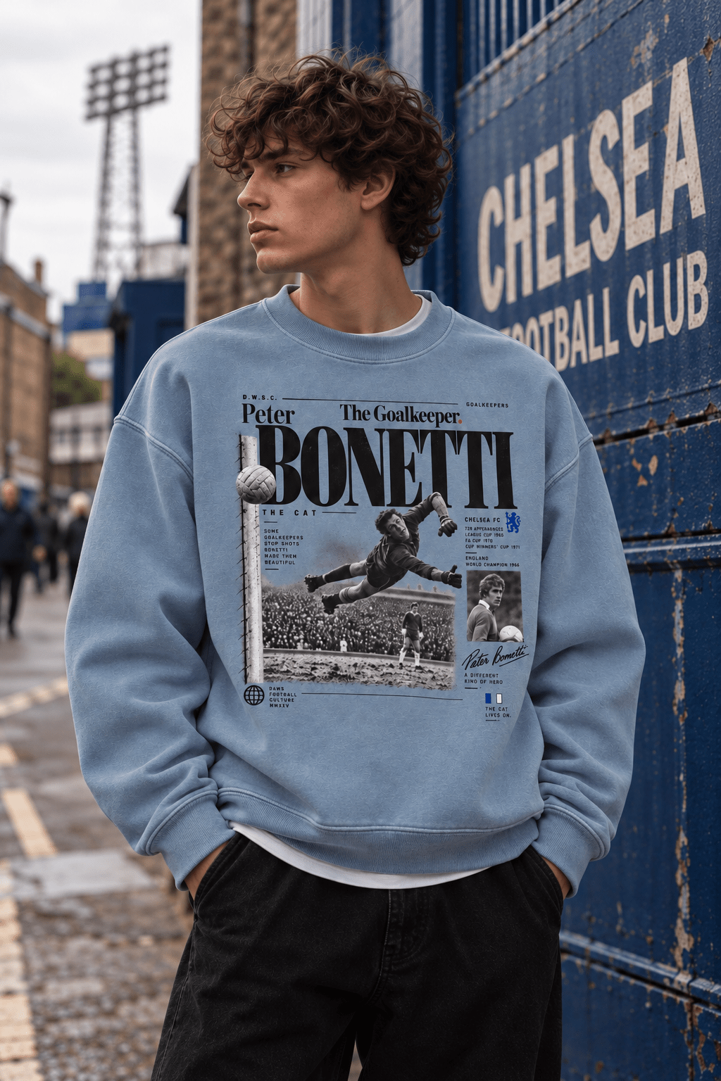 Peter Bonetti Jeans Blue - sudadera DAWS