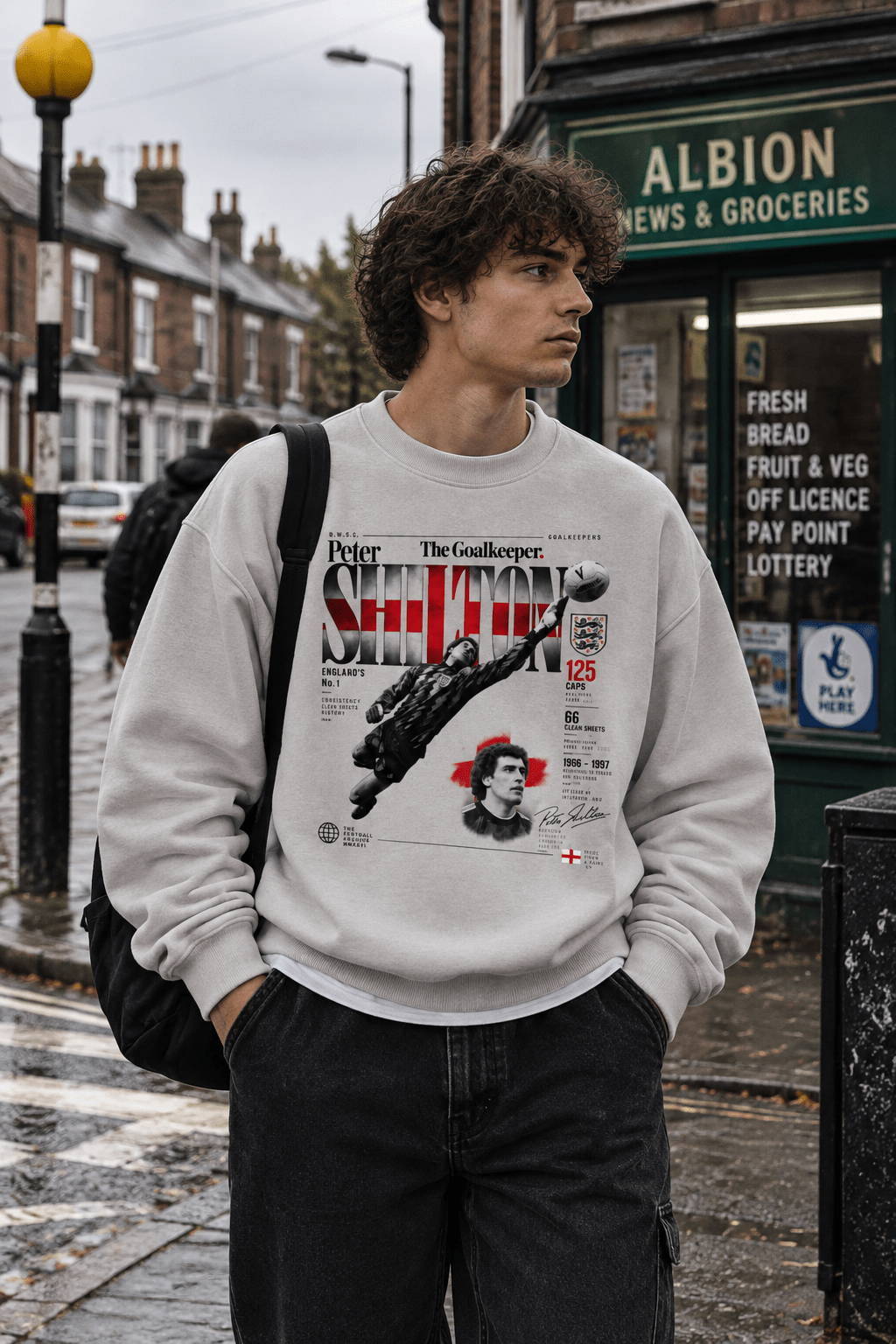 Peter Shilton Light Gray - sudadera DAWS
