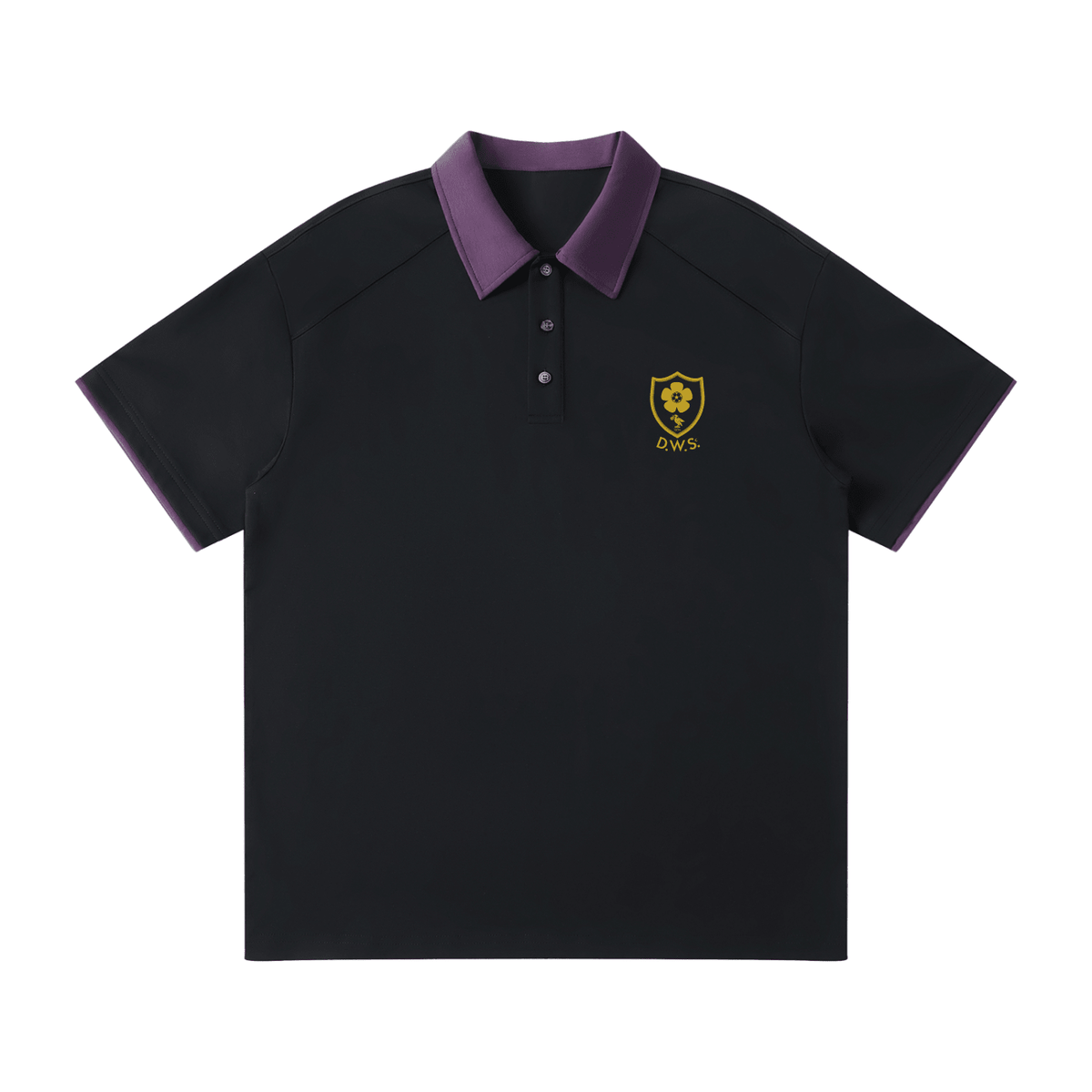 Polo Bradford D.W.S.c. - Black Purple Negro - Polo DAWS