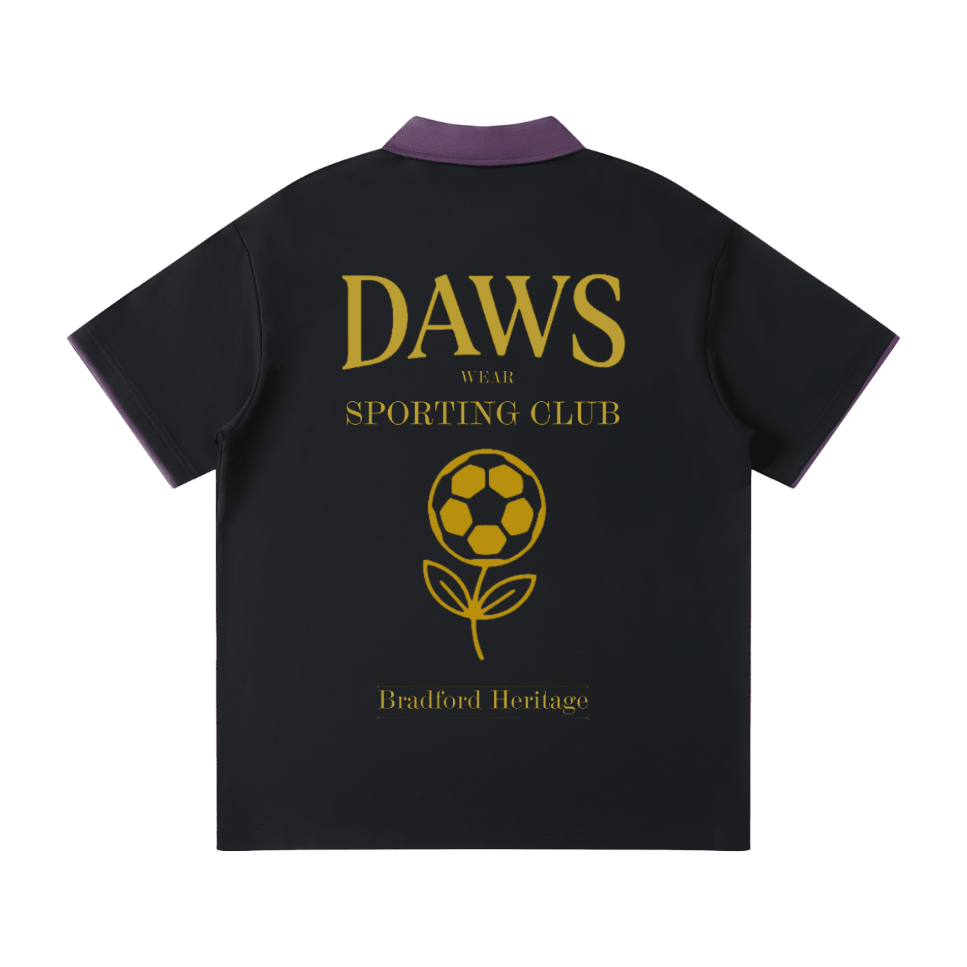 Polo Bradford D.W.S.c. - Black Purple Negro - Polo DAWS