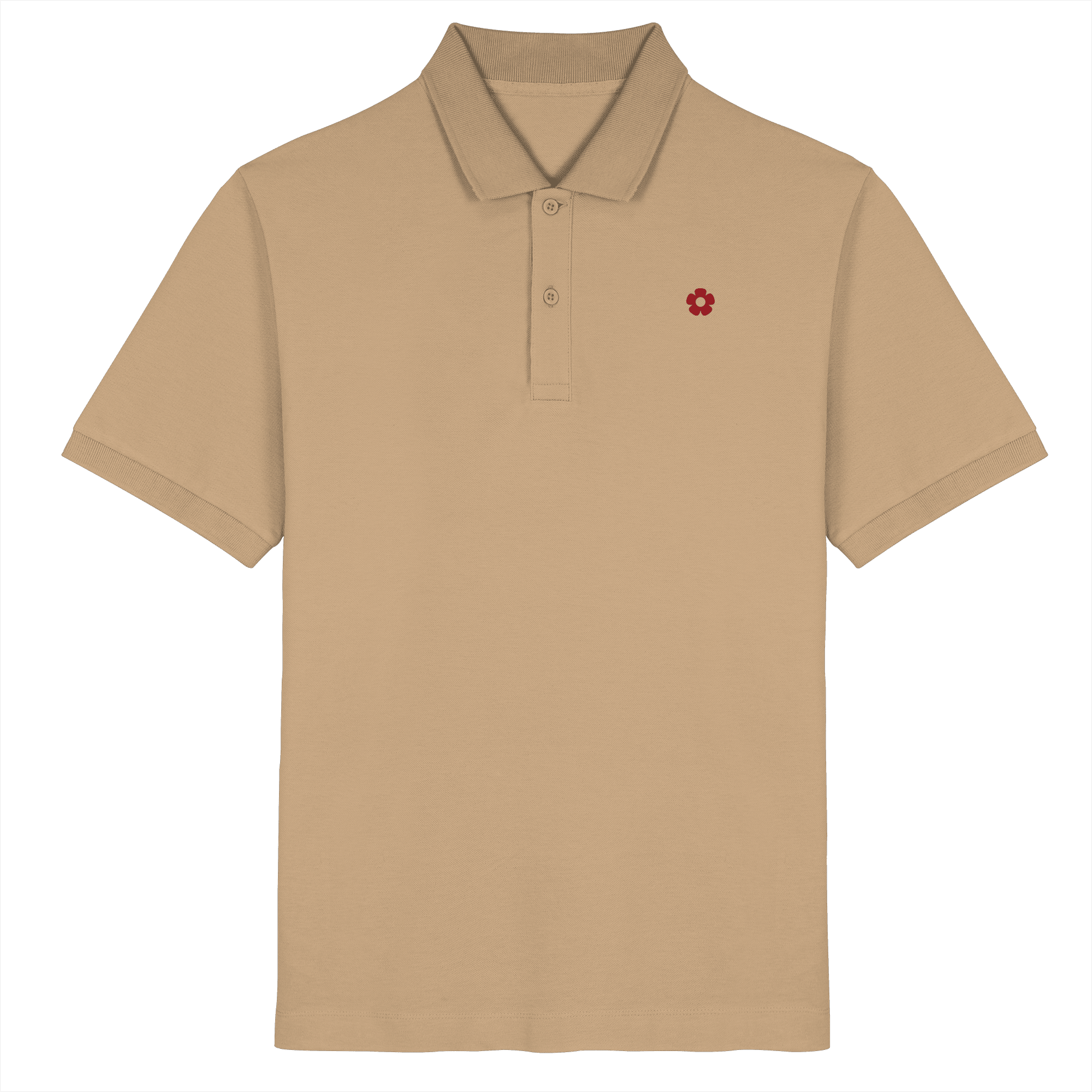 Polo Vera Classic — Bordado Marrón cremoso - Polo DAWS