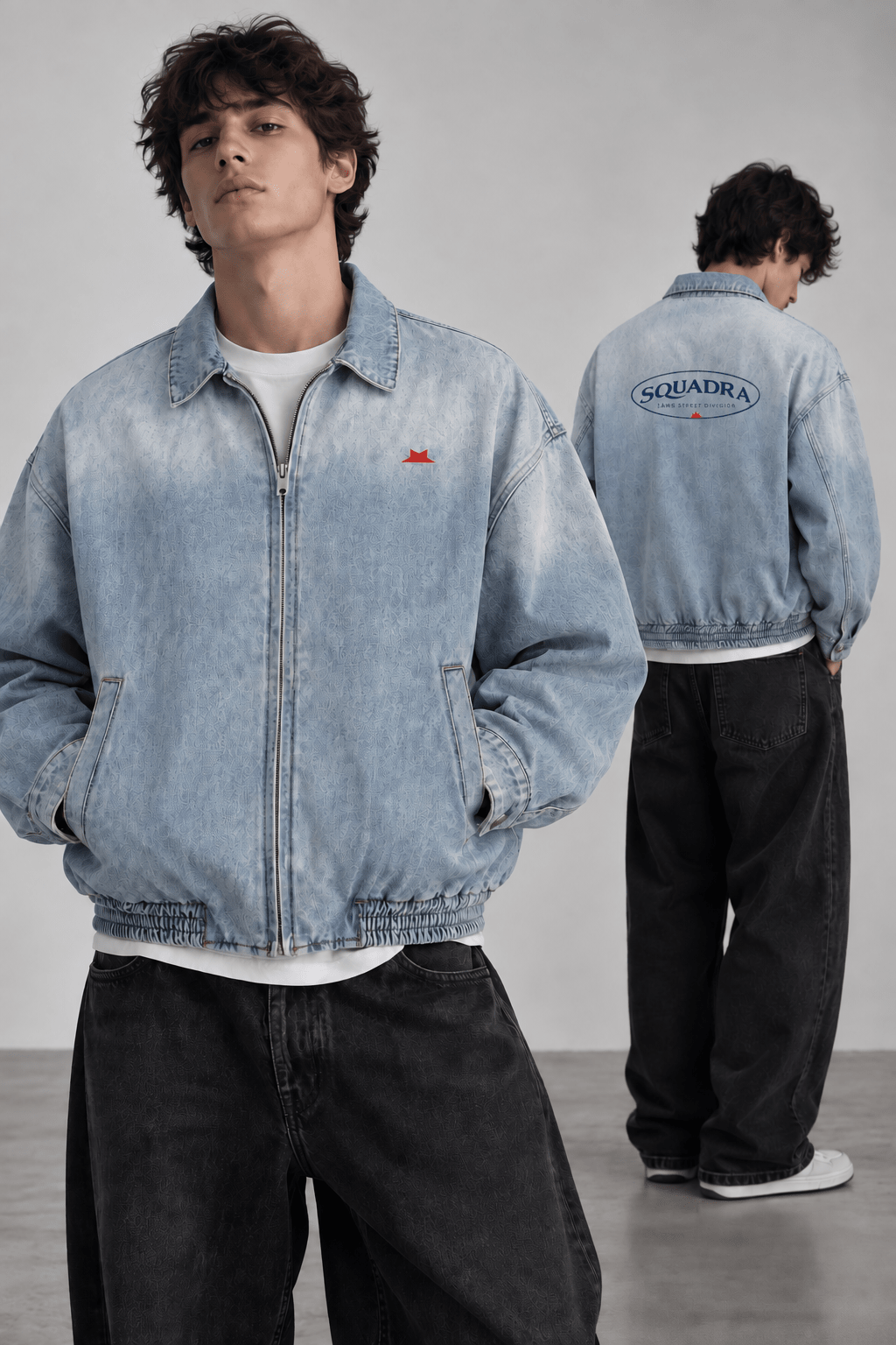 RELIC Full-Zip Denim Jacket Blue - CHAQUETAS DAWS