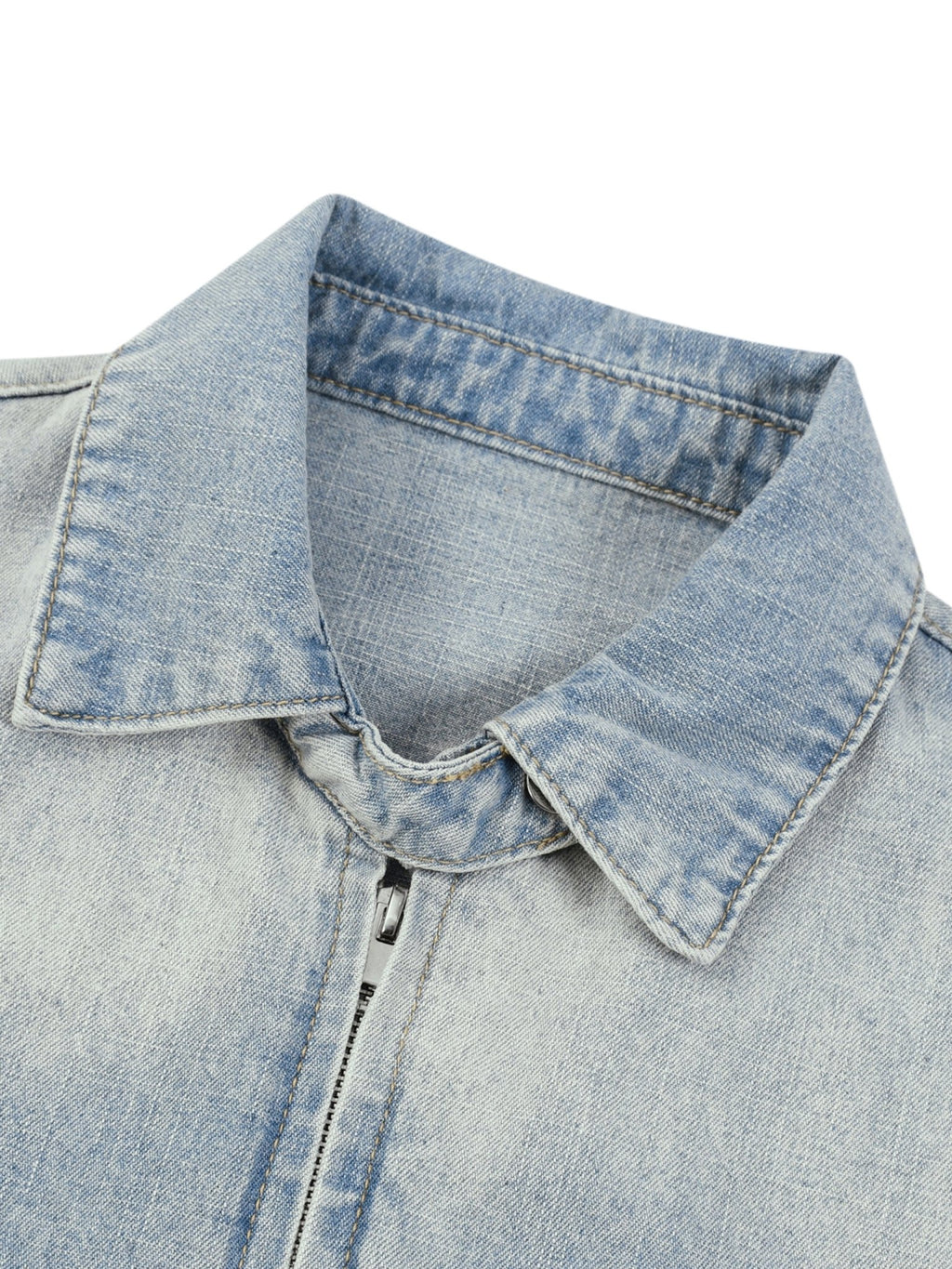 RELIC Full-Zip Denim Jacket Gray - CHAQUETAS DAWS