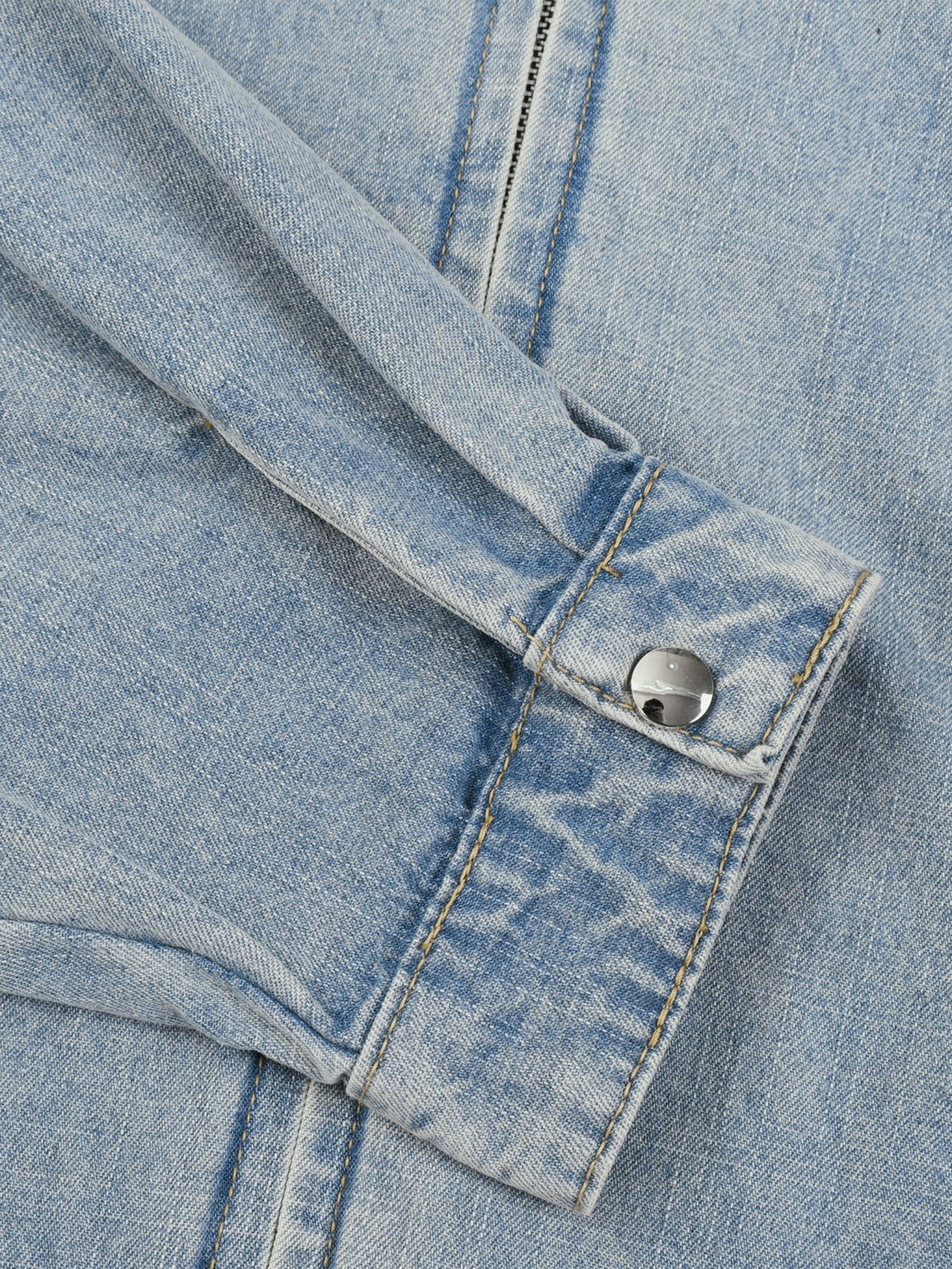 RELIC Full-Zip Denim Jacket Gray - CHAQUETAS DAWS