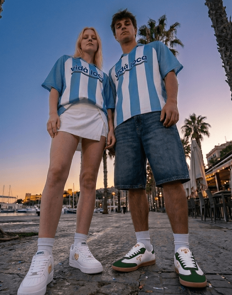 Rosaleda & Roca - Málaga Cielo de Málaga - Camisetas Futbol DAWS